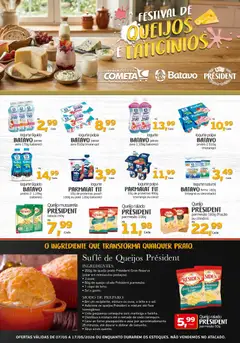 Cometa Supermercados ofertas Festival de Queijos, Laticínios e Nissin - Pré-Visualização do folheto da loja Cometa Supermercados, válido de 07.05.2026