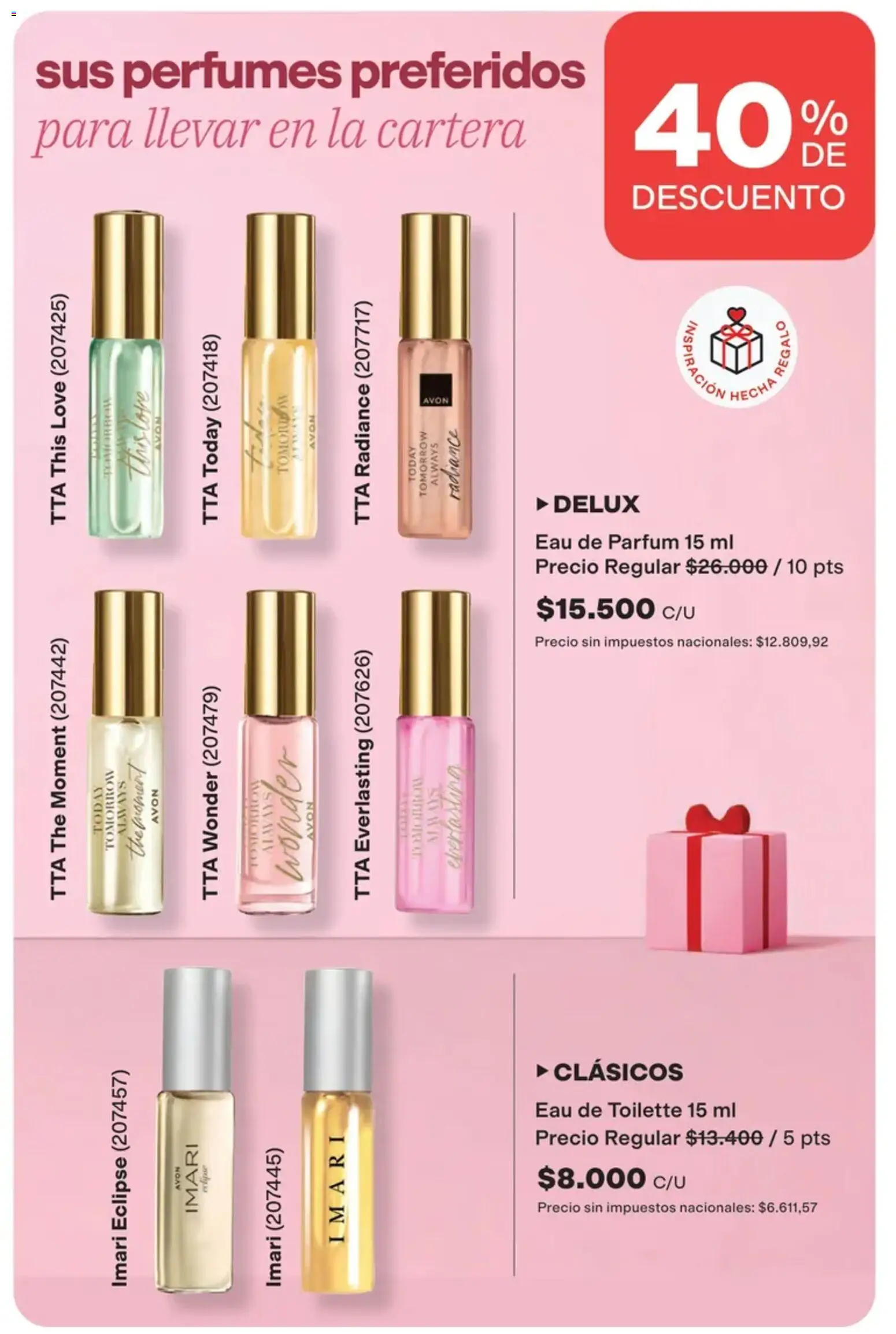 Catálogo AVON Campaña 13 │ válido desde el 01/09/2026 | Página: 19 | Productos: Cartera, Perfumes, Eau de toilette