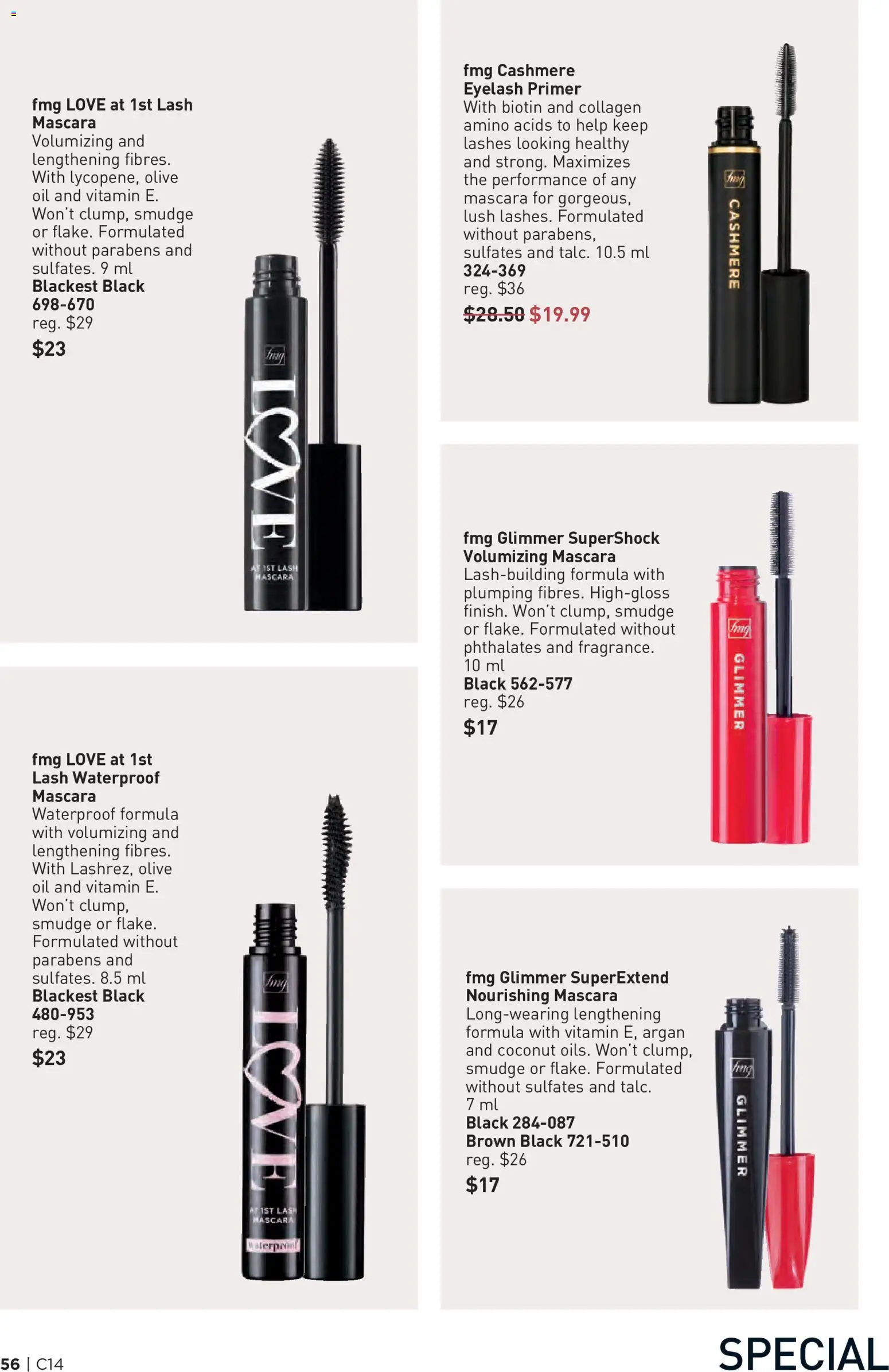 Avon flyer valid from Jul 2, 2026 | Page: 56 | Products: Mascara, Oil
