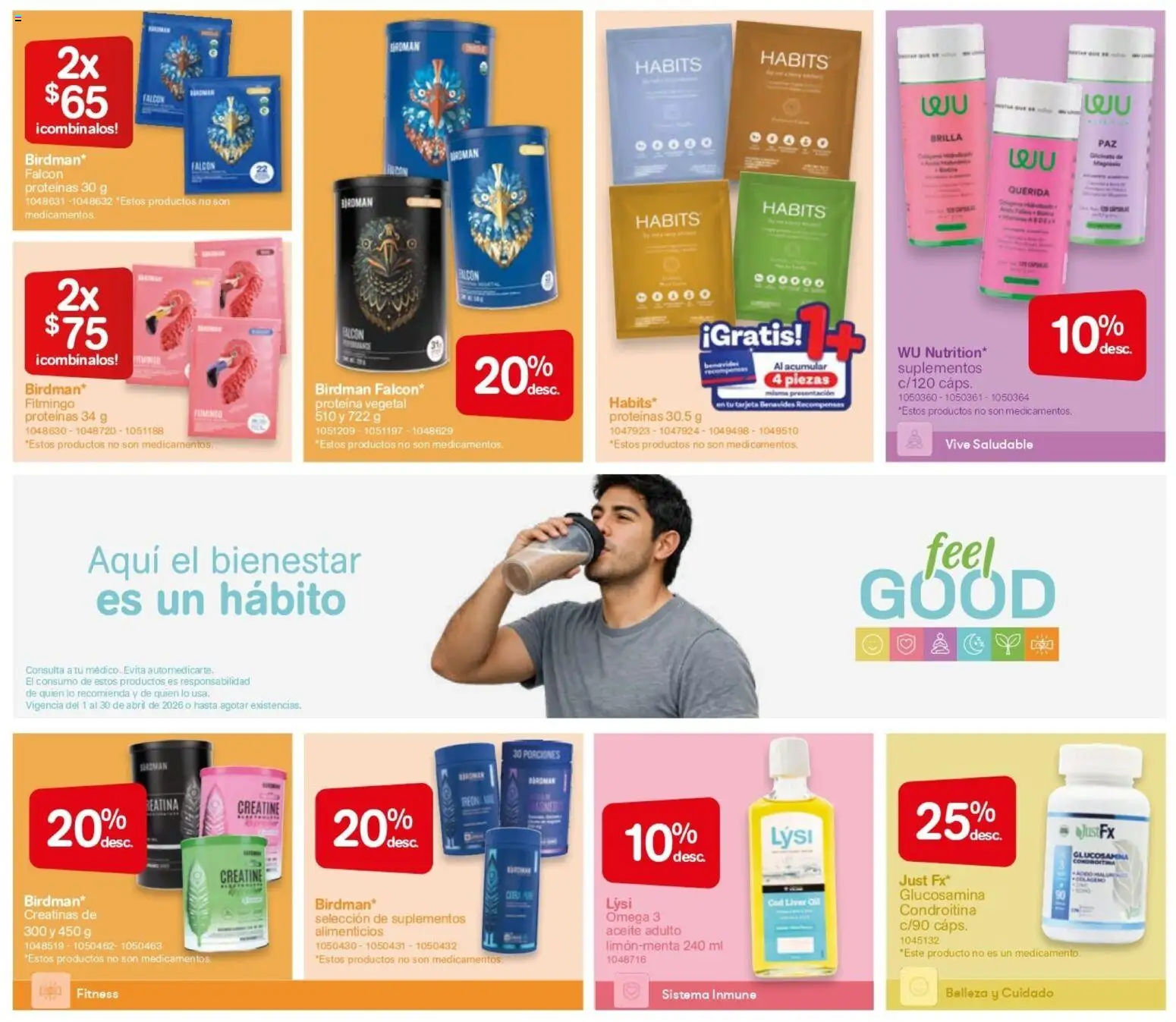 Nuevas ofertas de Farmacia Benavides válidas en toda la República Mexicana desde el 01.04.2026. ¡Encuentra las mejores ofertas en Farmacia Benavides catálogo! | Página: 10 | Productos: Aceite