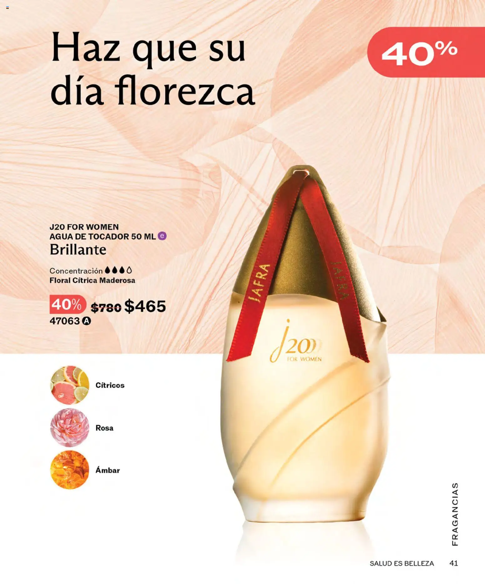 Nuevas ofertas de JAFRA válidas en toda la República Mexicana desde el 01.04.2026. ¡Encuentra las mejores ofertas en JAFRA catálogo! | Página: 41 | Productos: Agua