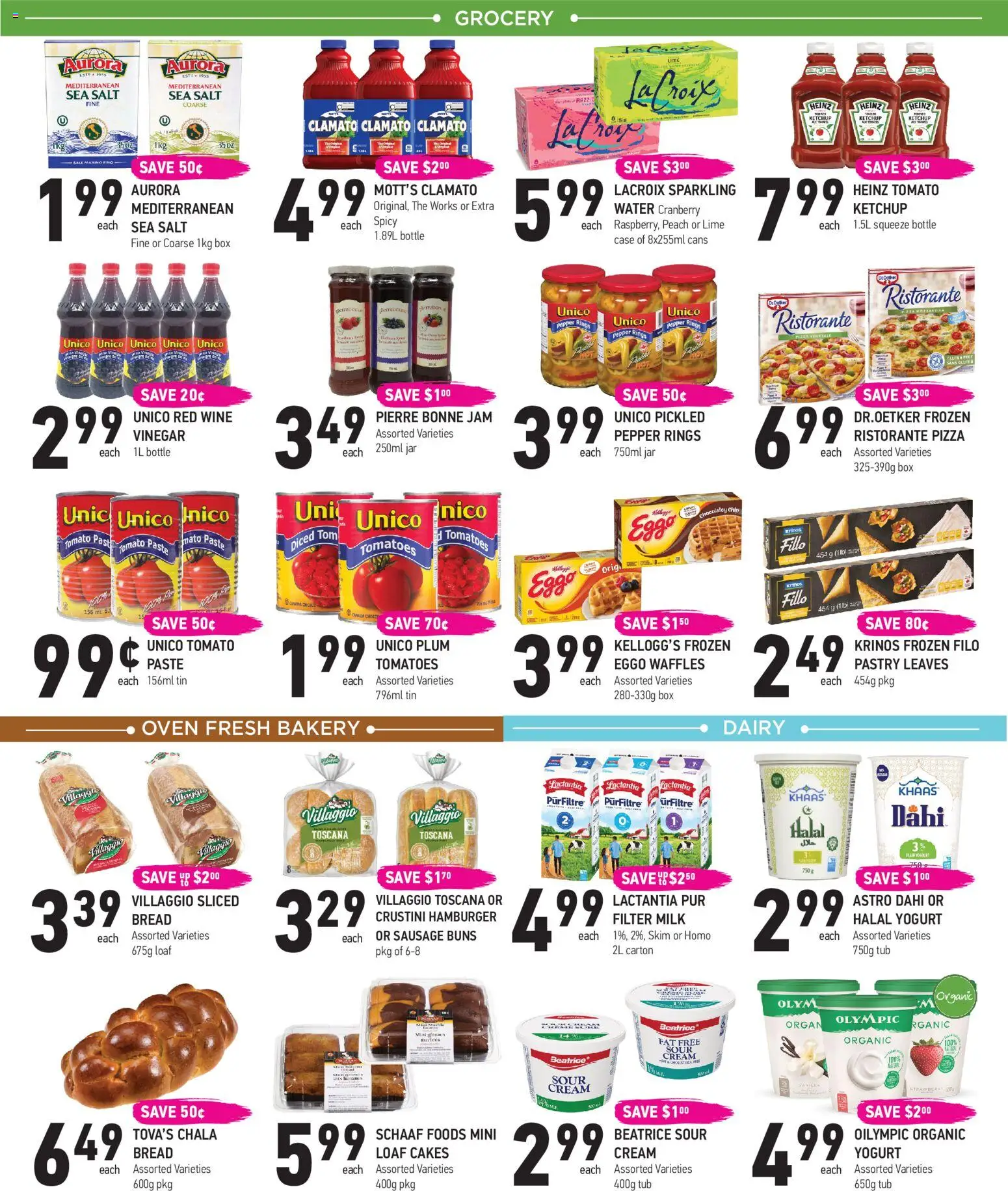 Coppas Fresh Market flyer valid from Aug 20, 2026 | Page: 3 | Products: Waffles, Pastry, Jam, Box