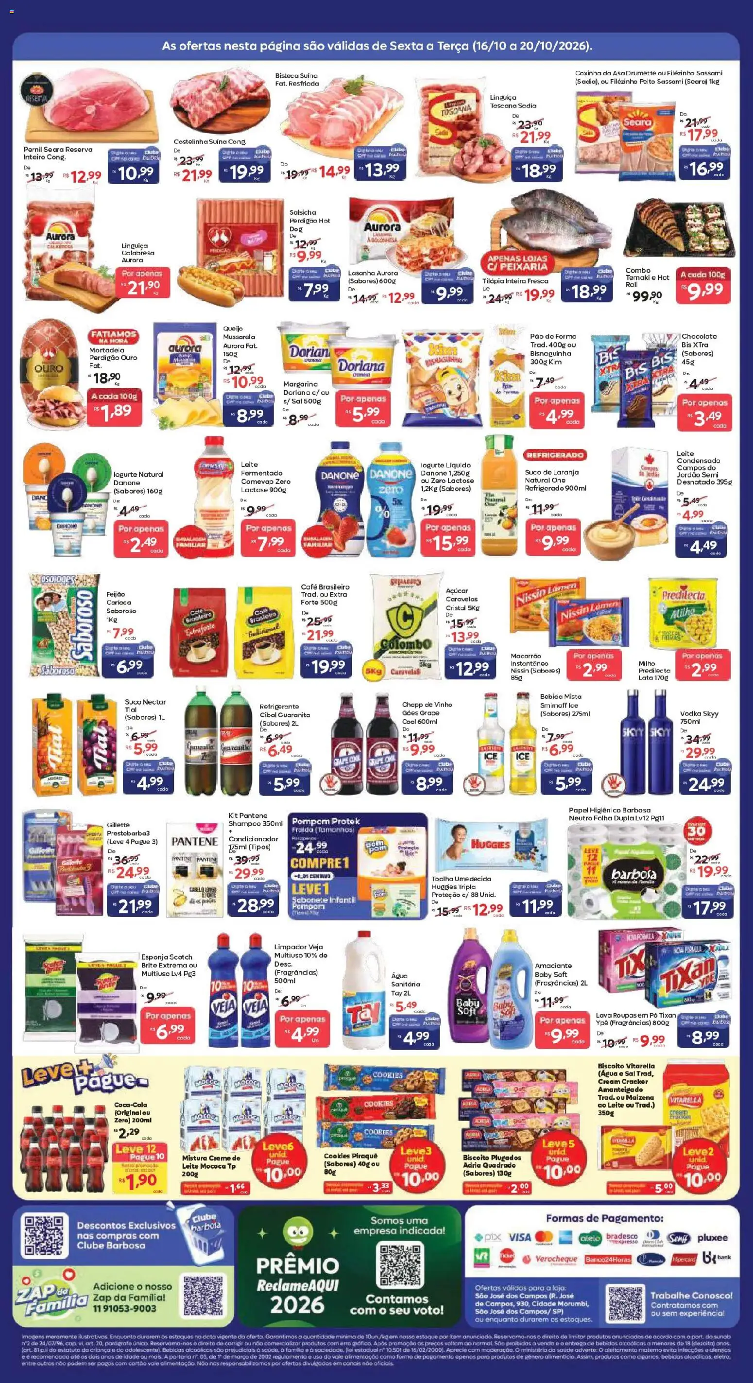 Barbosa Supermercados Folheto - válido de 16/10/2026 | Página: 2
