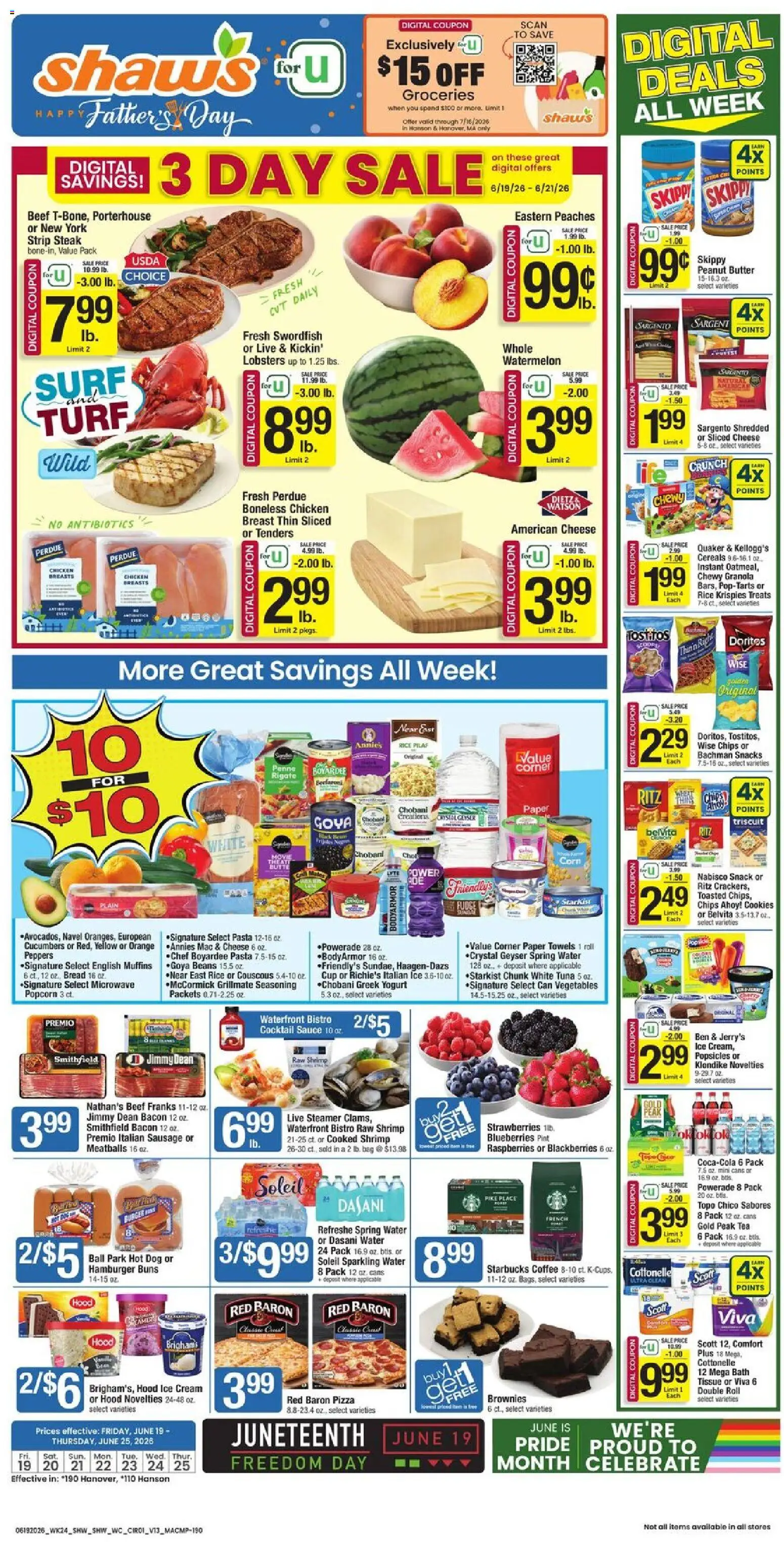 Shaw's Weekly Ad - valid from 19.06.2026 | Page: 1