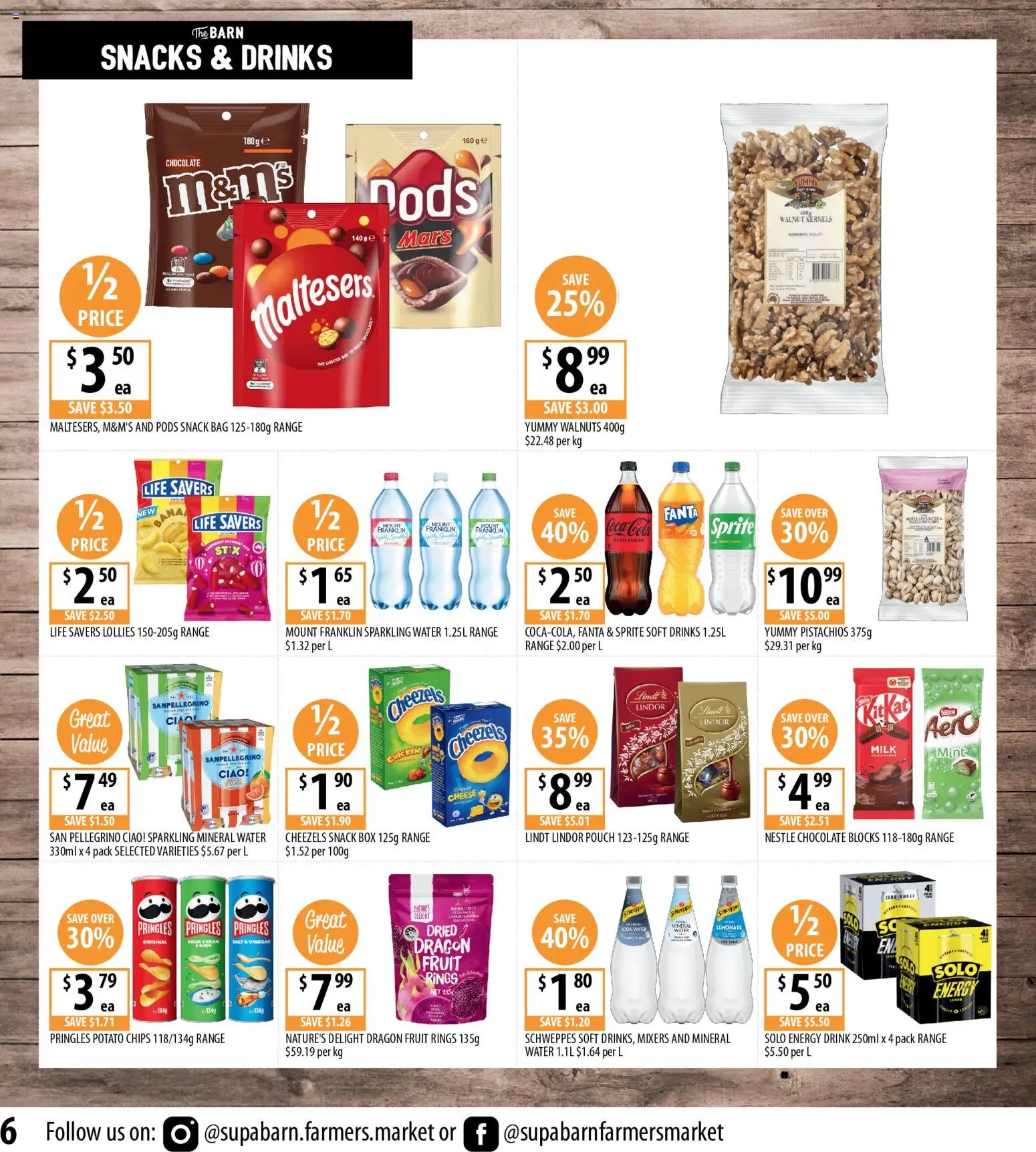 Supabarn catalogue - valid from 17.06.2026 | Page: 6 | Products: Box, Chocolate, Water, Soft drinks