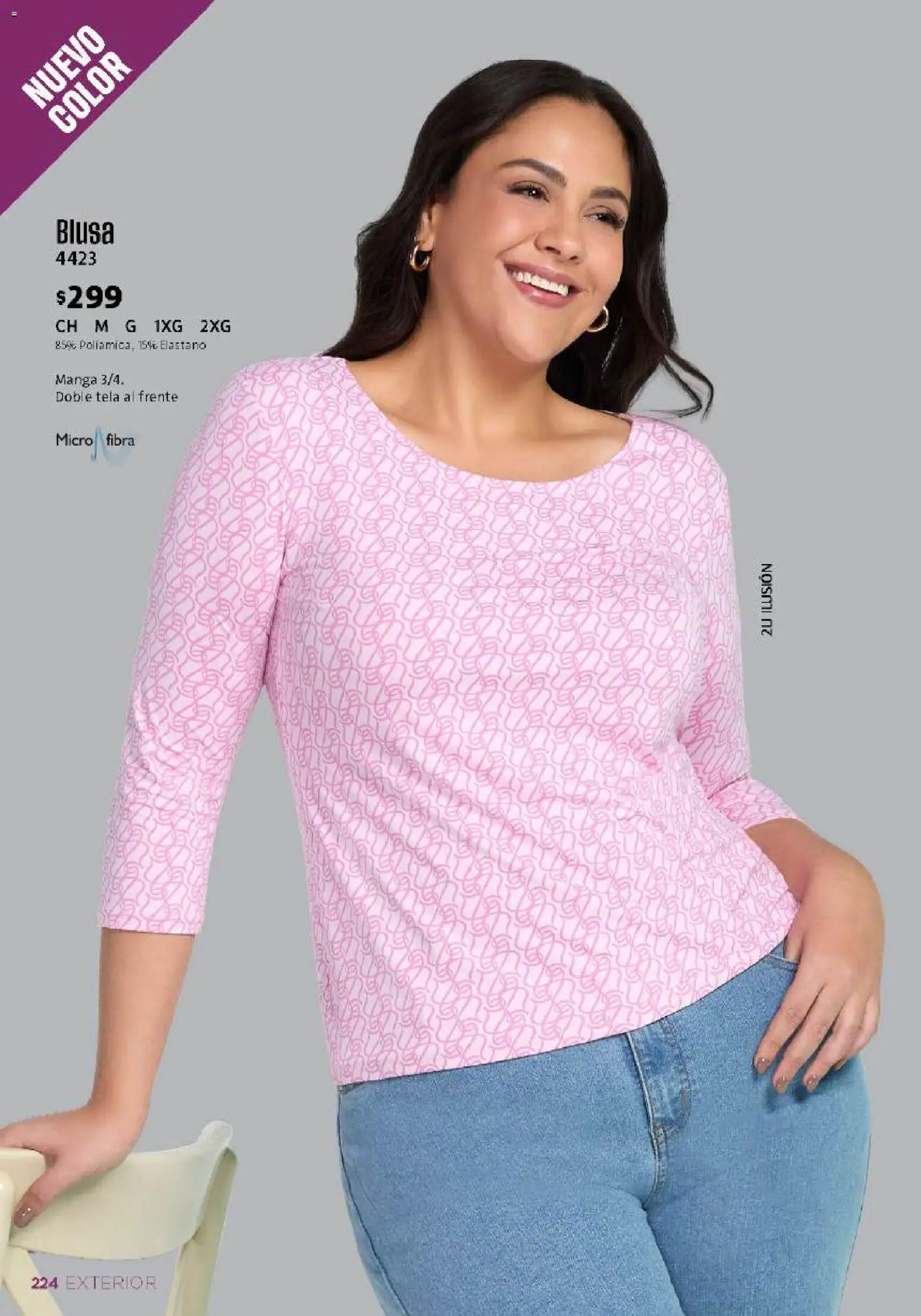 Nuevas ofertas de Ilusión válidas en toda la República Mexicana desde el 01/08/2026. ¡Encuentra las mejores ofertas en Ilusión catálogo Otoño! | Página: 226 | Productos: Blusa, Manga