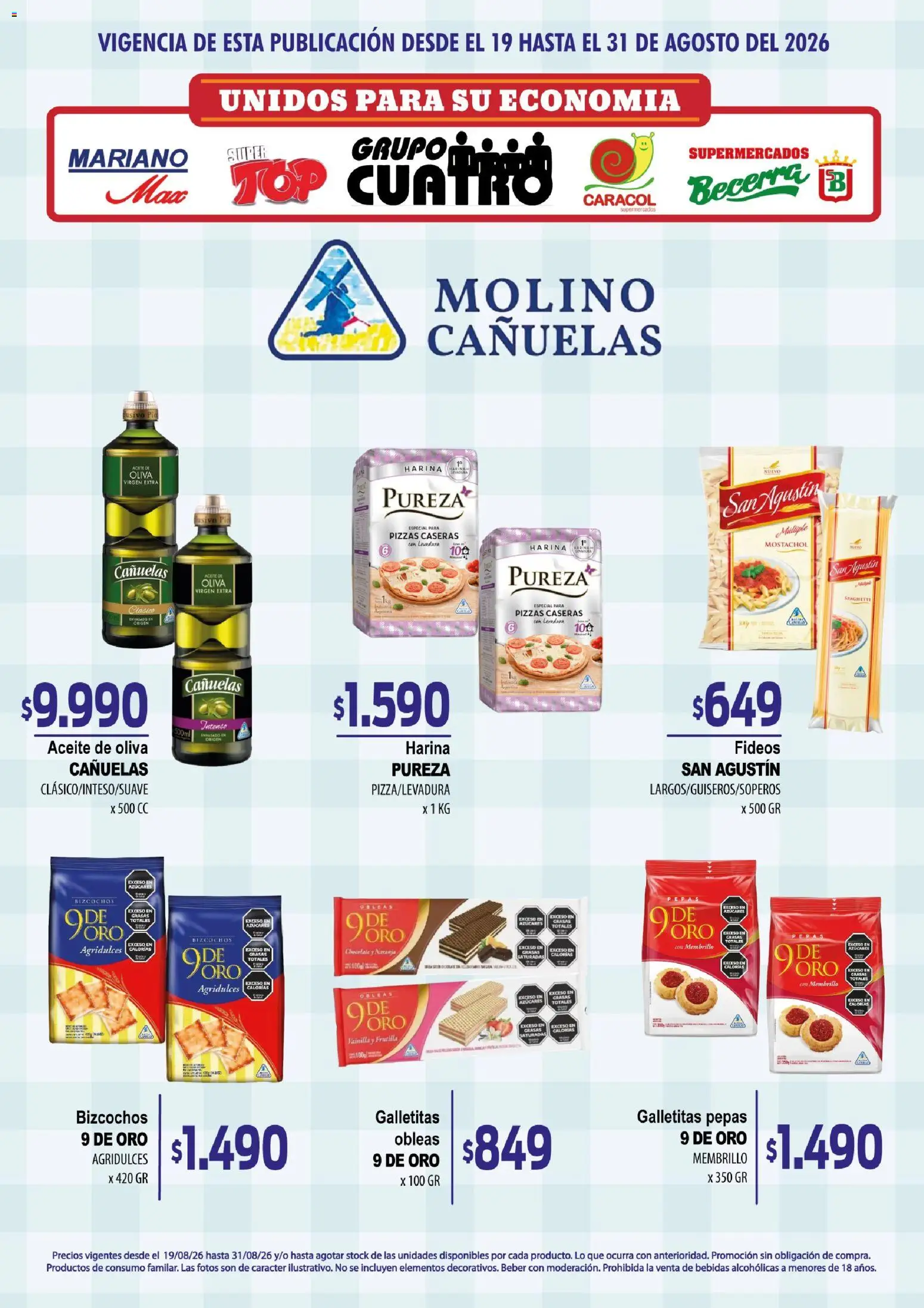 Mariano Max - Catálogo │ válido desde el 19/08/2026 | Página: 13 | Productos: Top, Frutilla, Fideos, Bizcochos