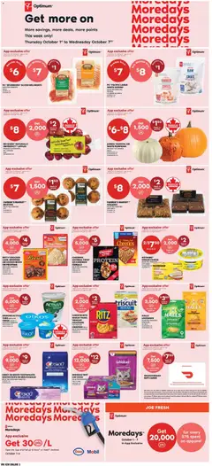 Preview of Valu Mart weekly flyer from shop Valu Mart valid from Oct 1, 2026 | Page: 6 | Products: Shrimp, Muffins, Prosciutto, Apples
