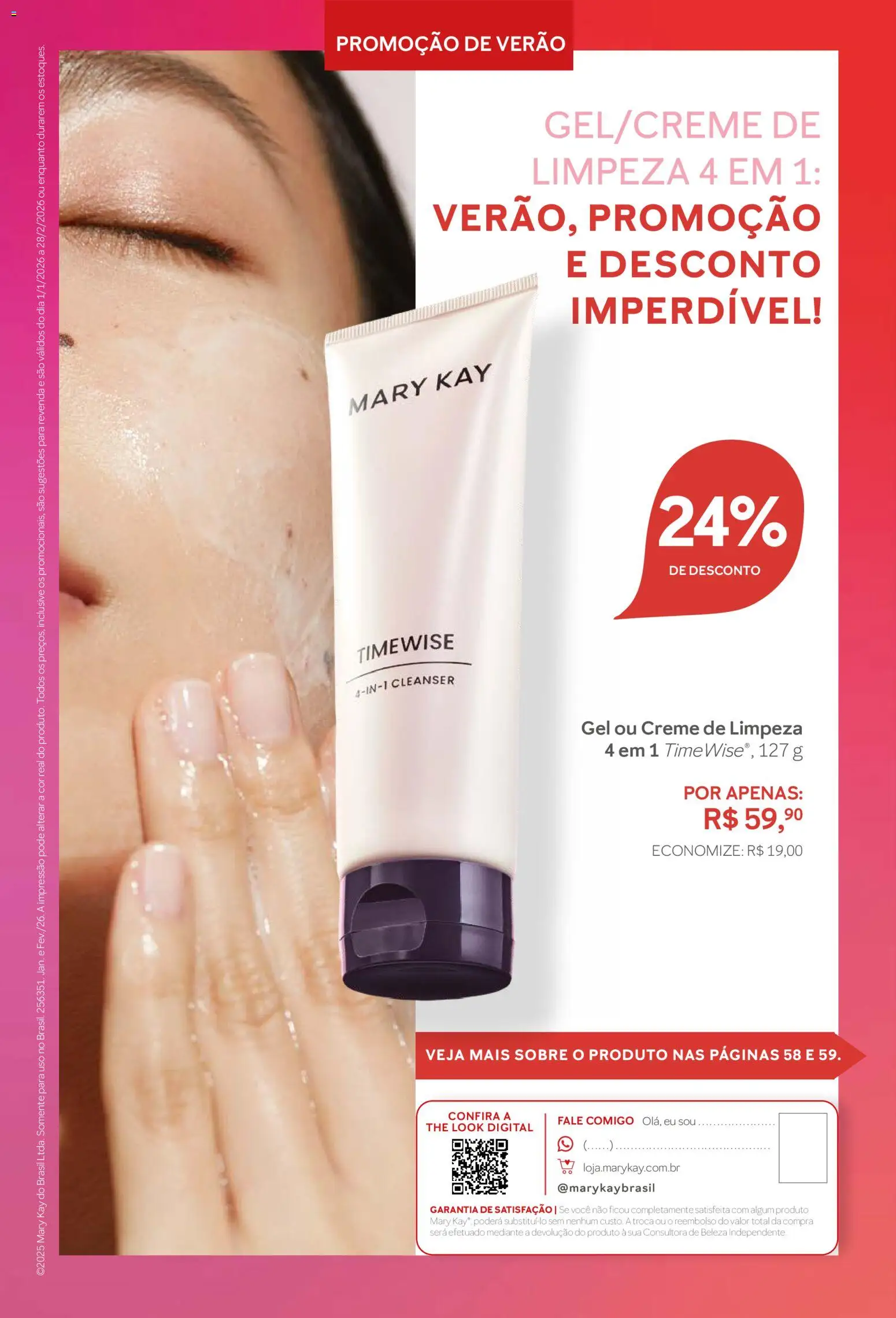 Mary Kay Folheto - válido de 01.01.2026 | Página: 68 | Produtos: Creme