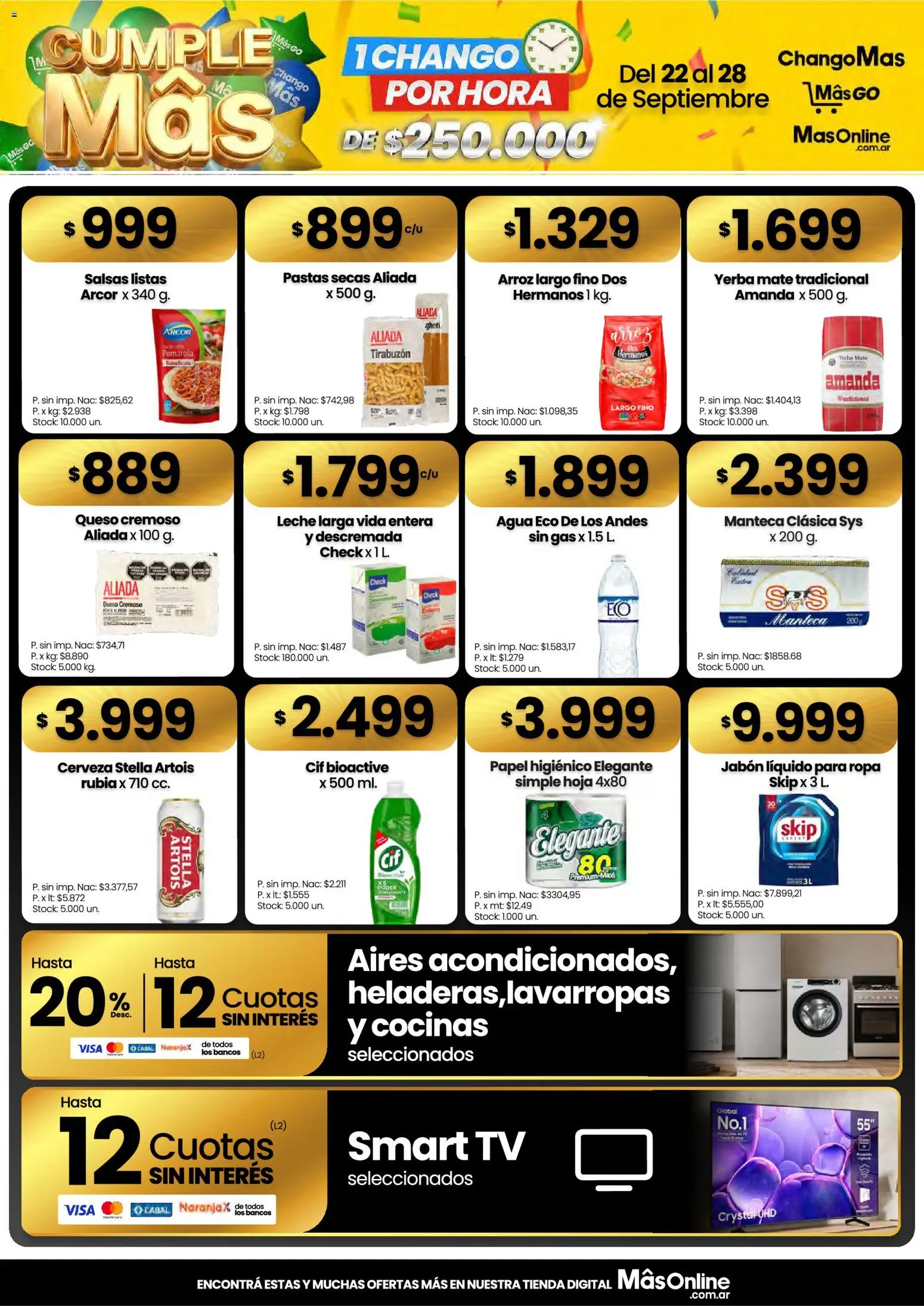 Changomas Ofertas │ válido desde el 22/09/2026 | Página: 1