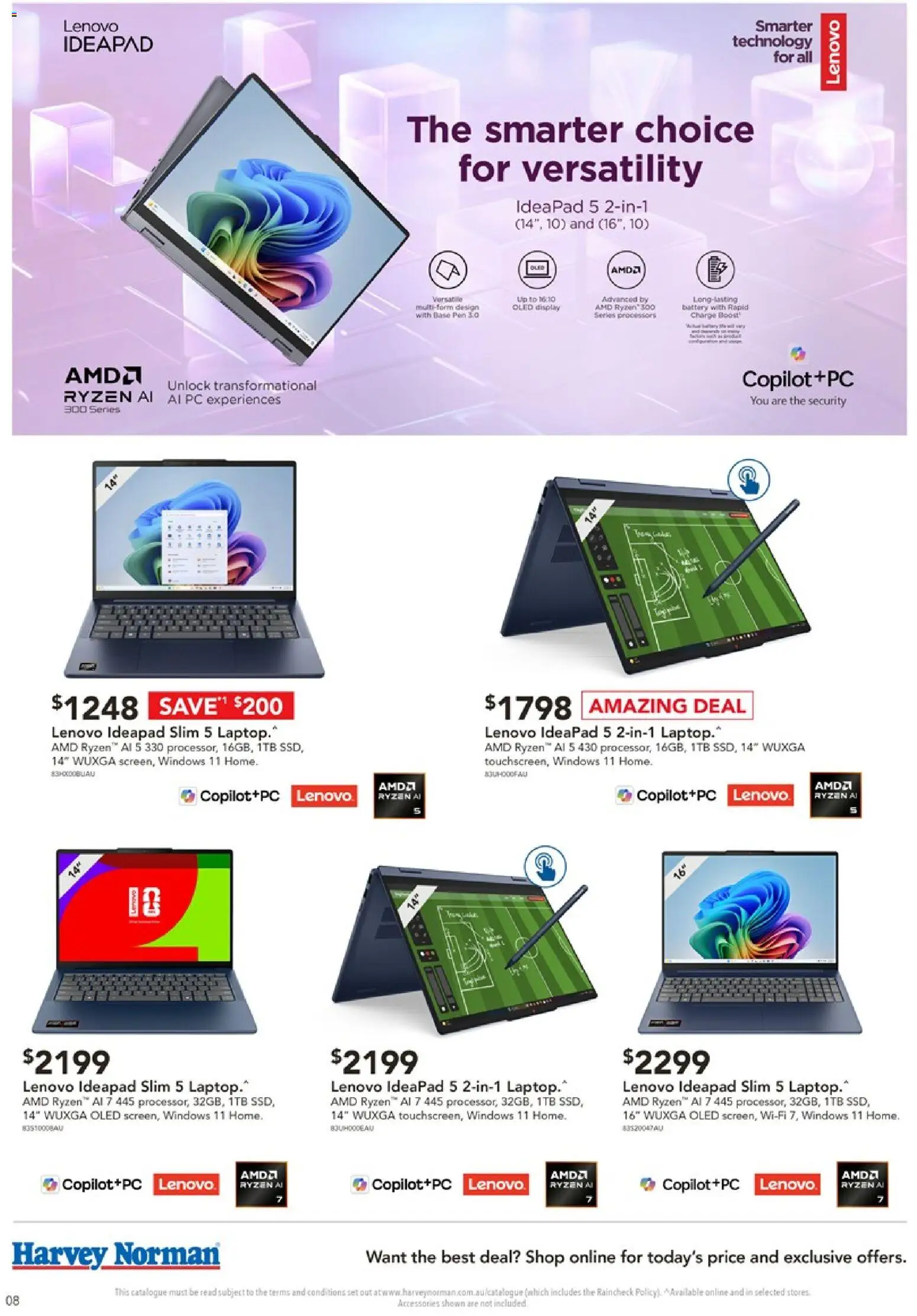 Harvey Norman catalogue - valid from 19.05.2026 | Page: 8 | Products: Battery, Accessories, Pc, Laptop