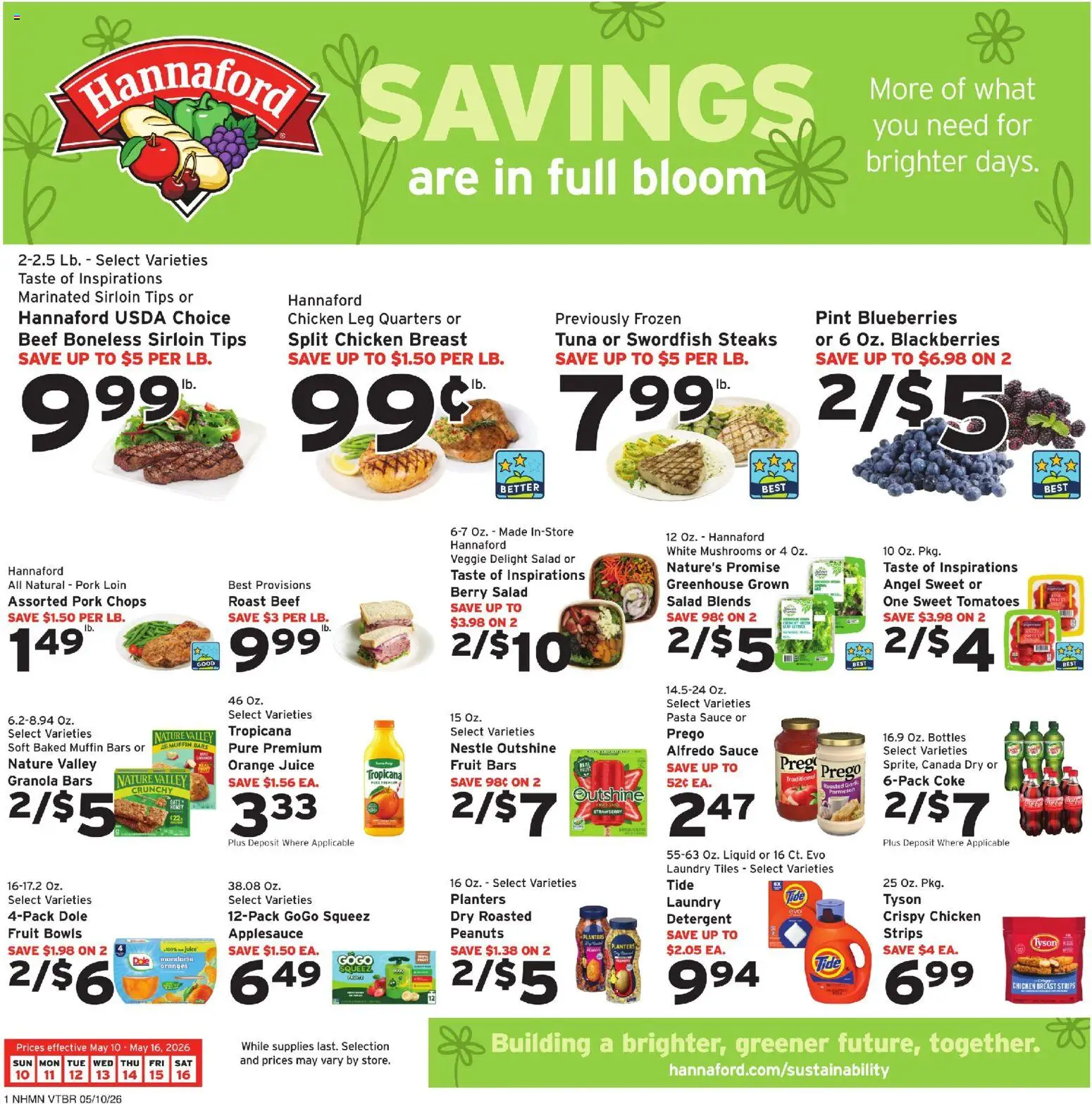 Hannaford Weekly Ad - valid from 10.05.2026 | Page: 1