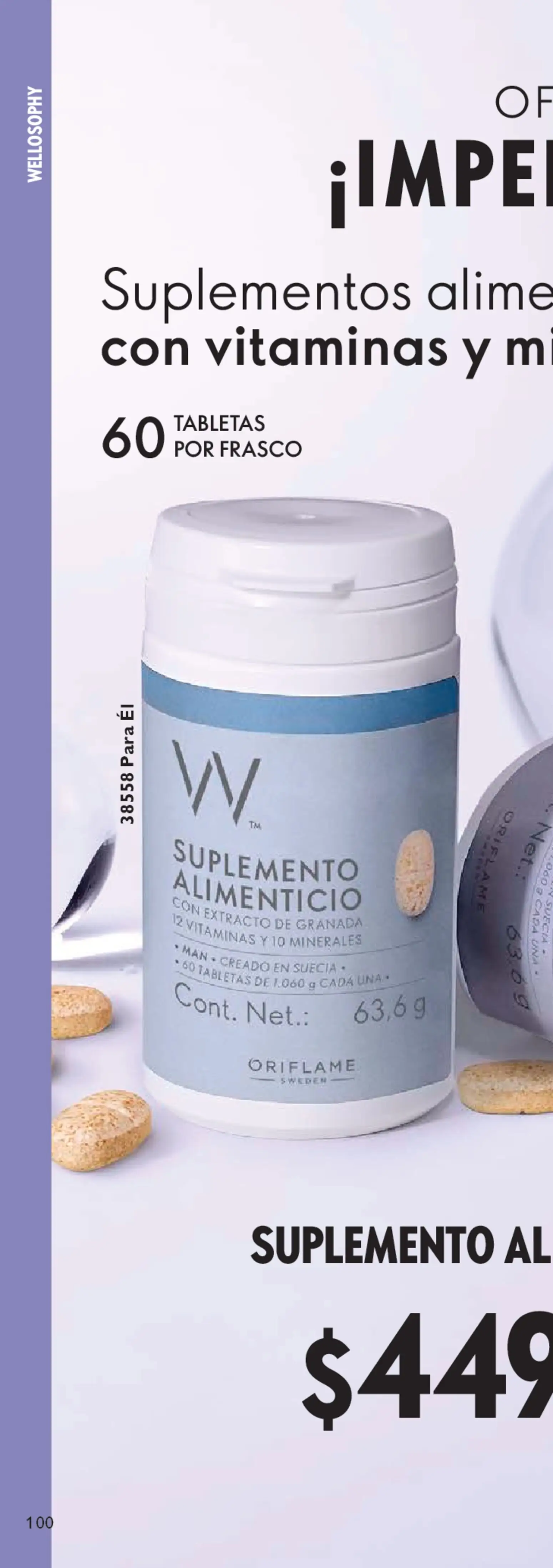 Nuevas ofertas de Oriflame válidas en toda la República Mexicana desde el 09.05.2026. ¡Encuentra las mejores ofertas en Oriflame campaña 7 2026! | Página: 198 | Productos: Frasco, Vitaminas