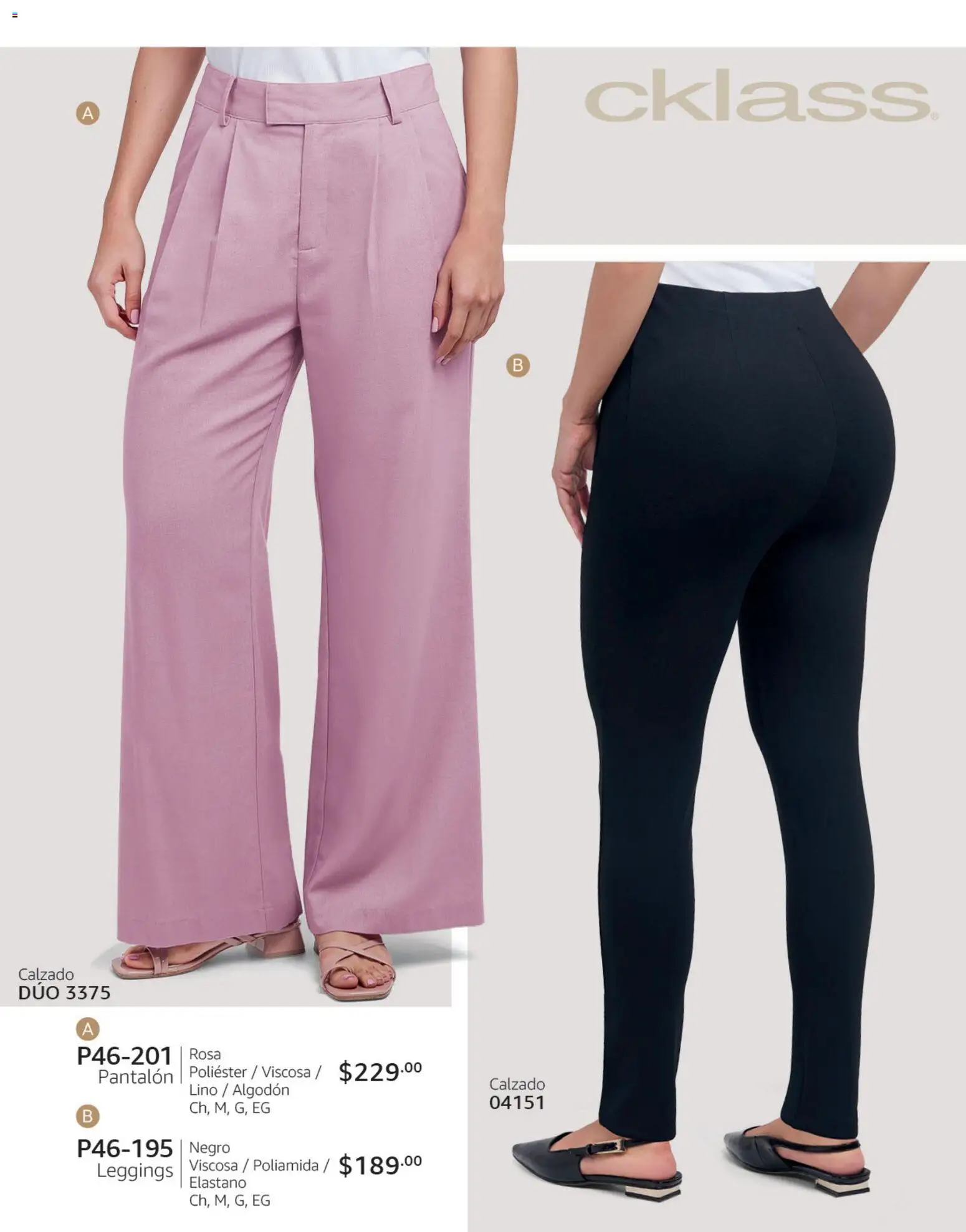 Nuevas ofertas de Cklass válidas en toda la República Mexicana desde el 08/07/2026. ¡Encuentra las mejores ofertas en Cklass catálogo Otoño Invierno! | Página: 401 | Productos: Leggings, Algodón