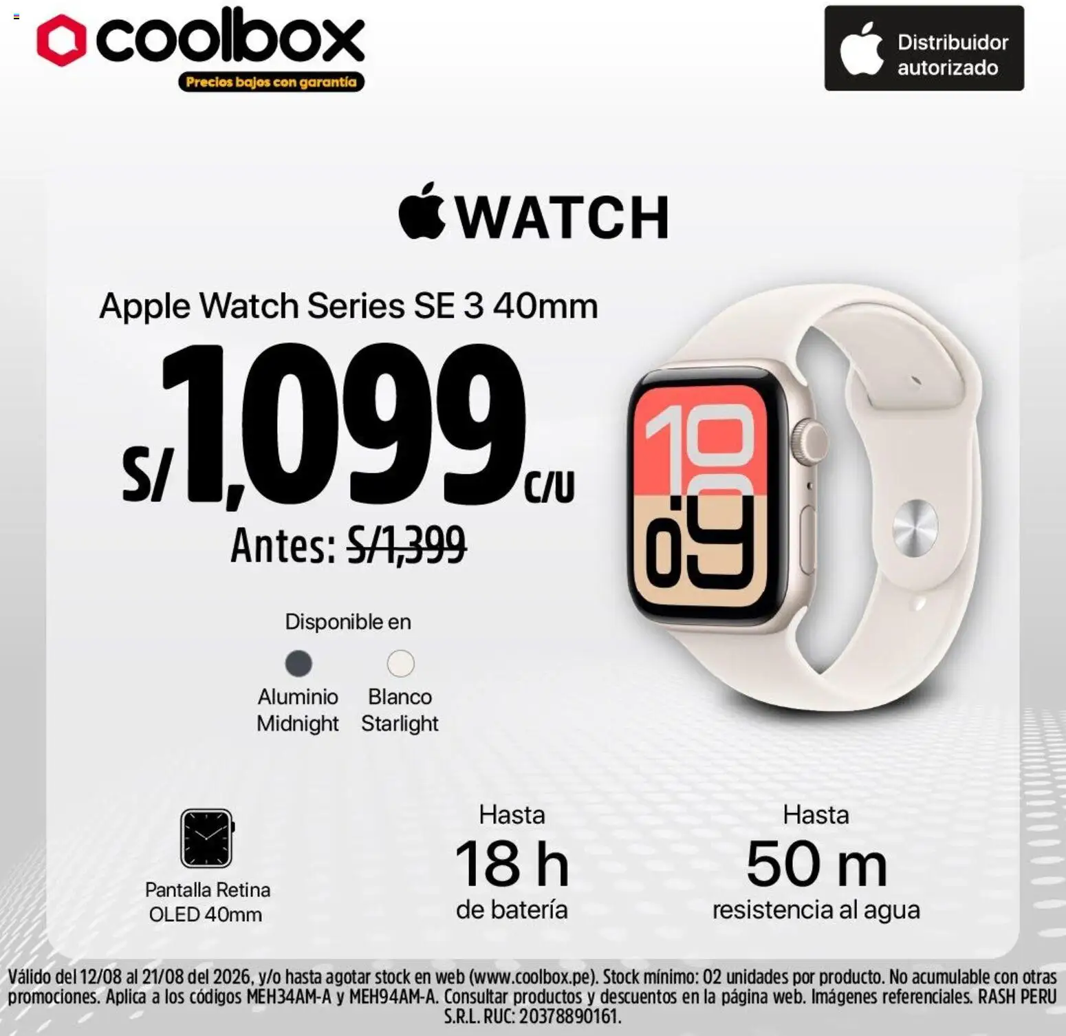 Catálogo Coolbox válido desde 12/08/2026 | Página: 5 | Productos: Batería, Agua