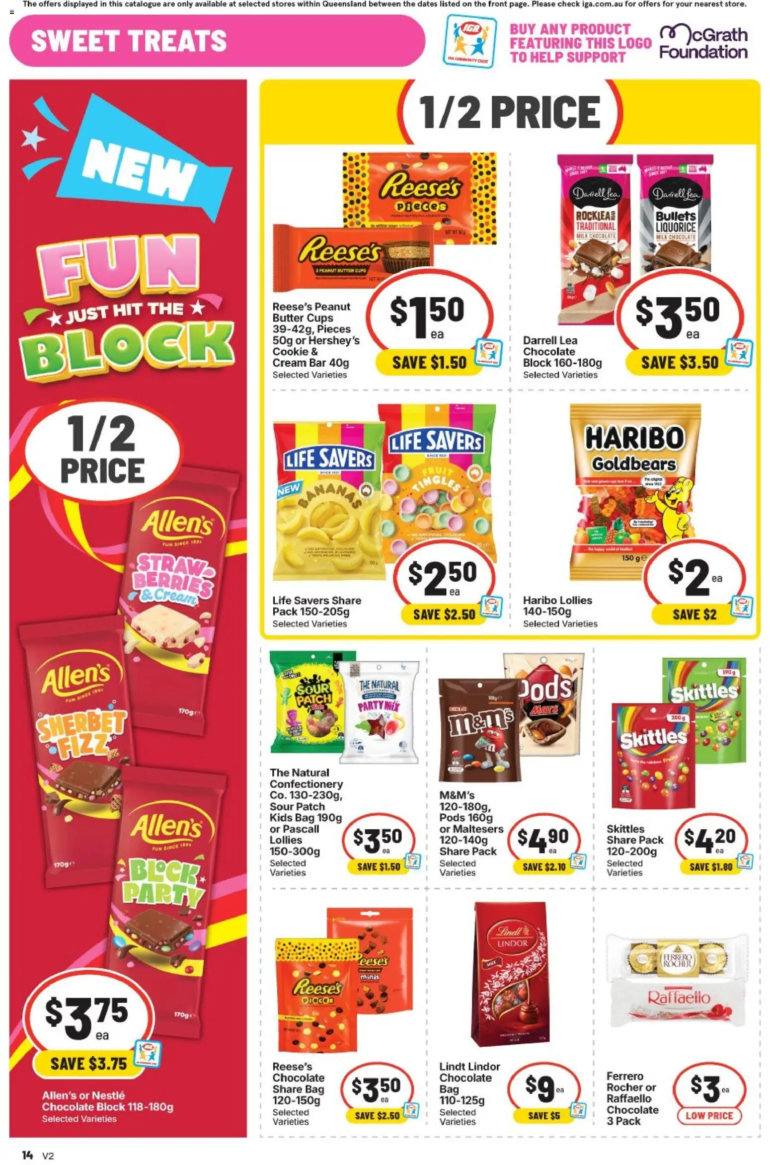 IGA catalogue - valid from 23/09/2026 | Page: 22 | Products: Confectionery, Butter, Cream, Lindor