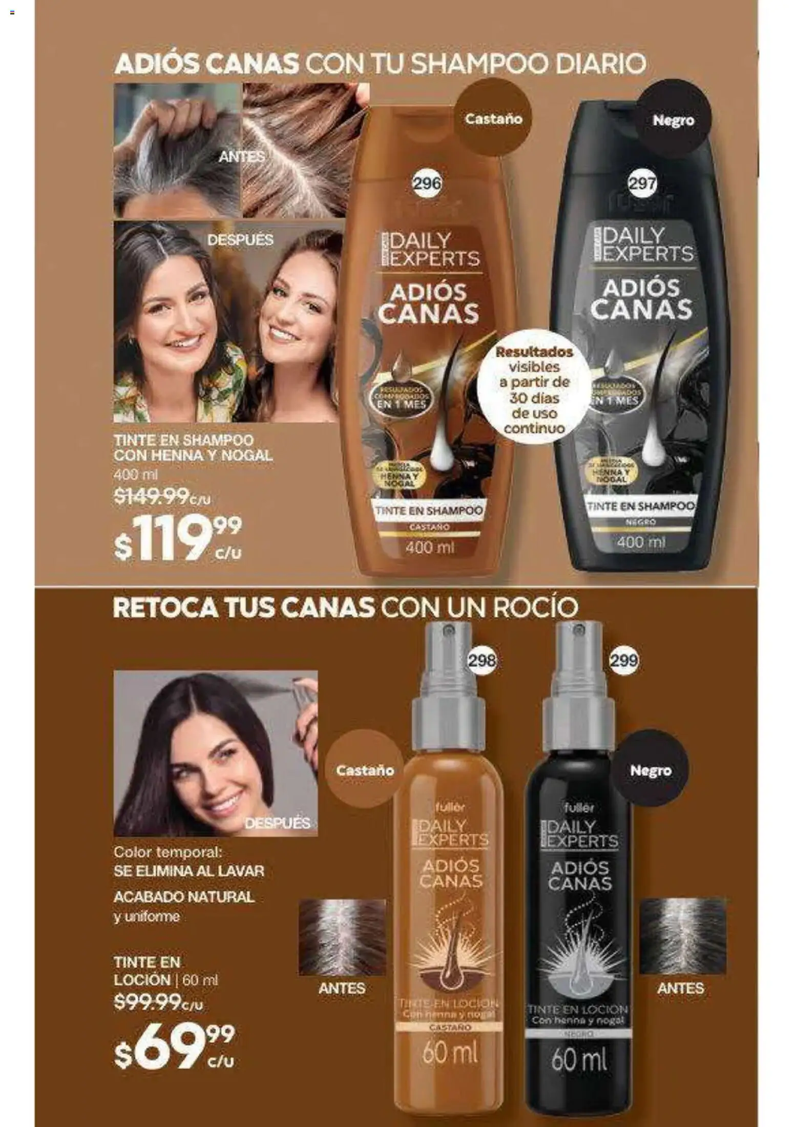 Nuevas ofertas de Fuller válidas en toda la República Mexicana desde el 16/09/2026. ¡Encuentra las mejores ofertas en Fuller campaña 12 2026! | Página: 89 | Productos: Loción, Shampoo