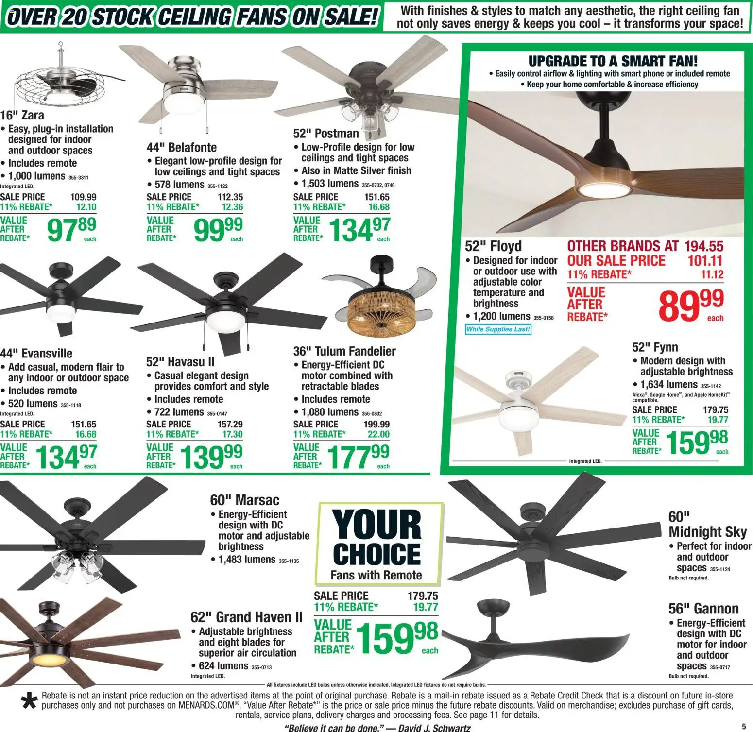 Menards Weekly Ad - valid from 07/23/2026 | Page: 7 | Products: Phone, Fan