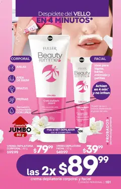 Vista previa de Fuller campaña 2 2026, nuevo folleto de la tienda, válido en México a partir del 29.04.2026 | Página: 161 | Productos: Crema, Depilador, Bikini