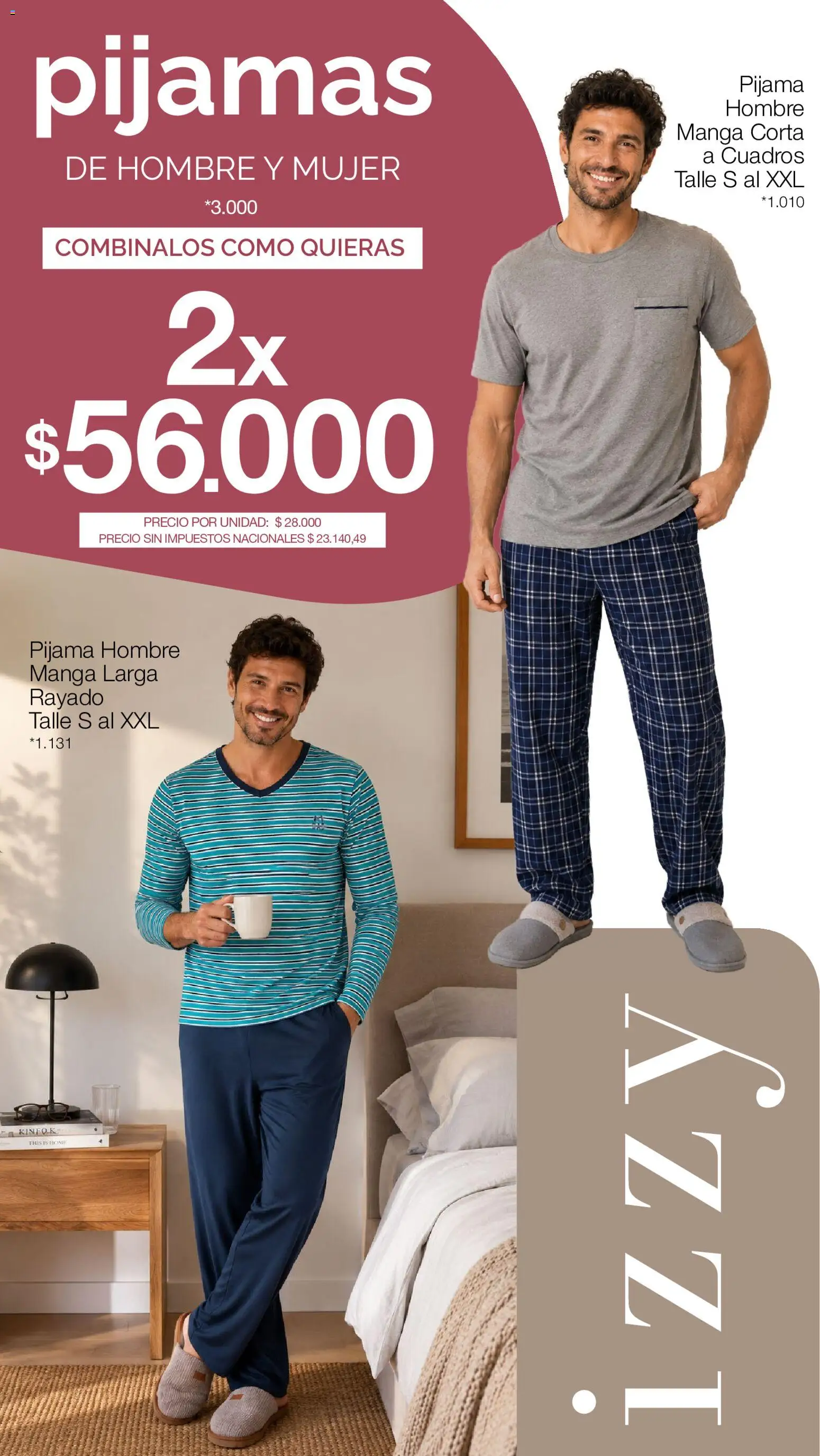 La Anonima catálogo Especial Modo Relax │ válido desde el 25/06/2026 | Página: 3 | Productos: Manga, Pijama