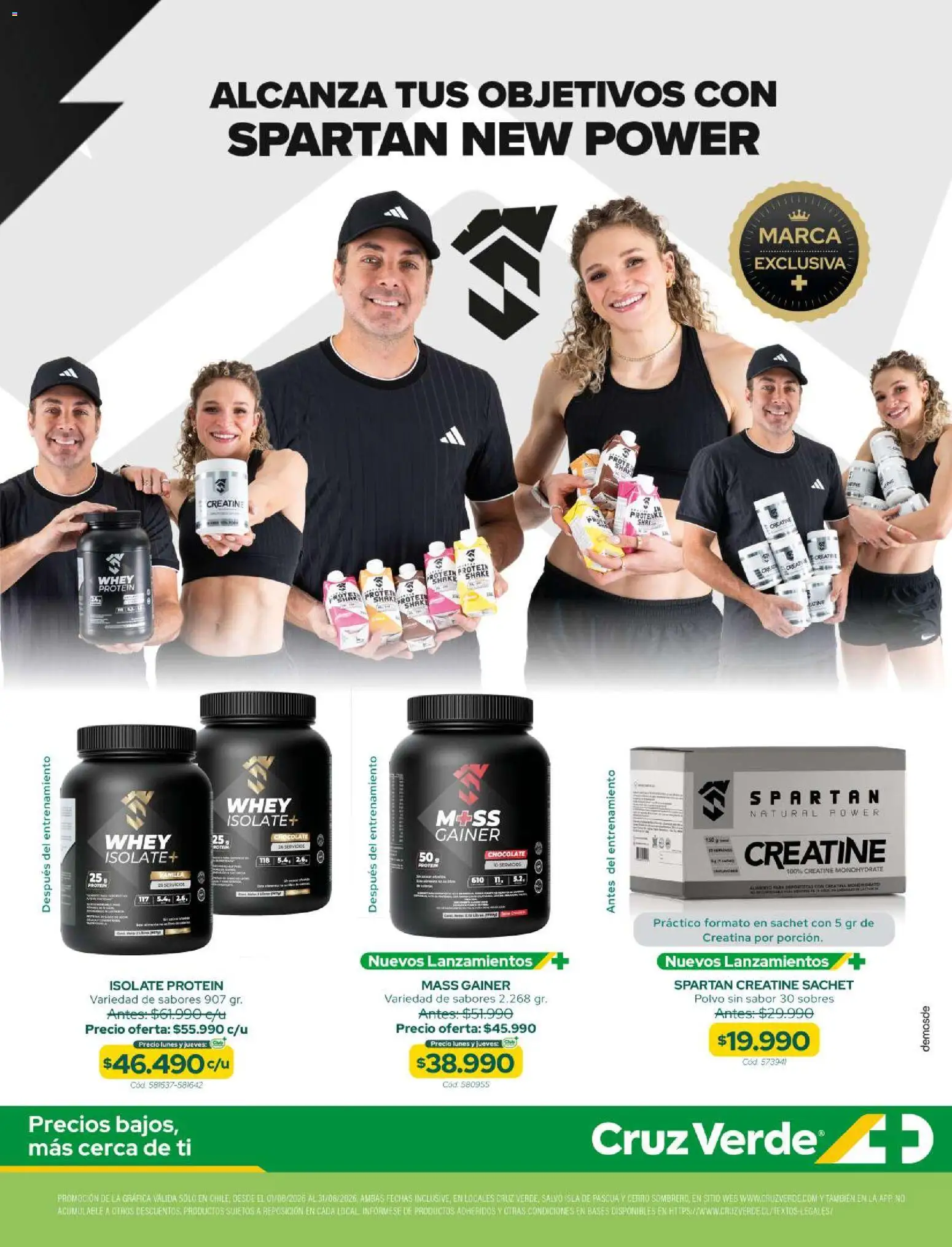 Cruz Verde - Nutrición Deportiva │ válido desde el 31.07.2026 | Página: 4 | Productos: Polvo, Chocolate