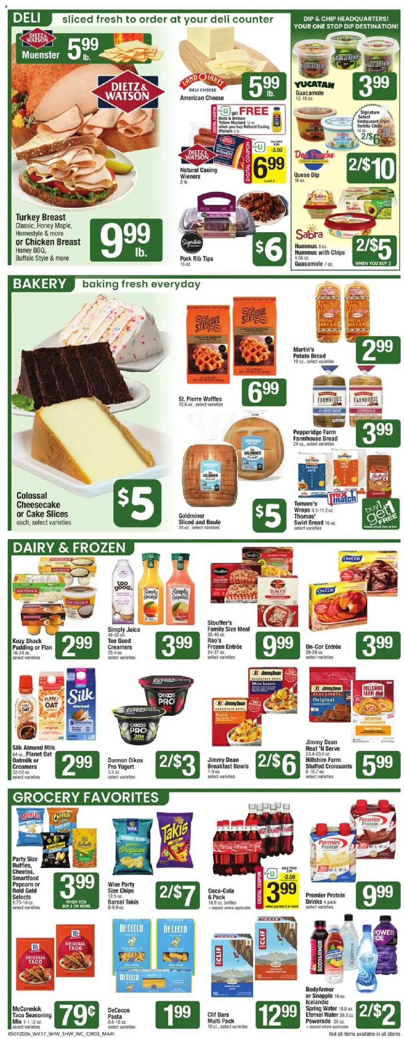 Star Market Weekly Ad - MA - valid from 01.05.2026 | Page: 2 | Products: Bakery, Wc, Pasta, Water