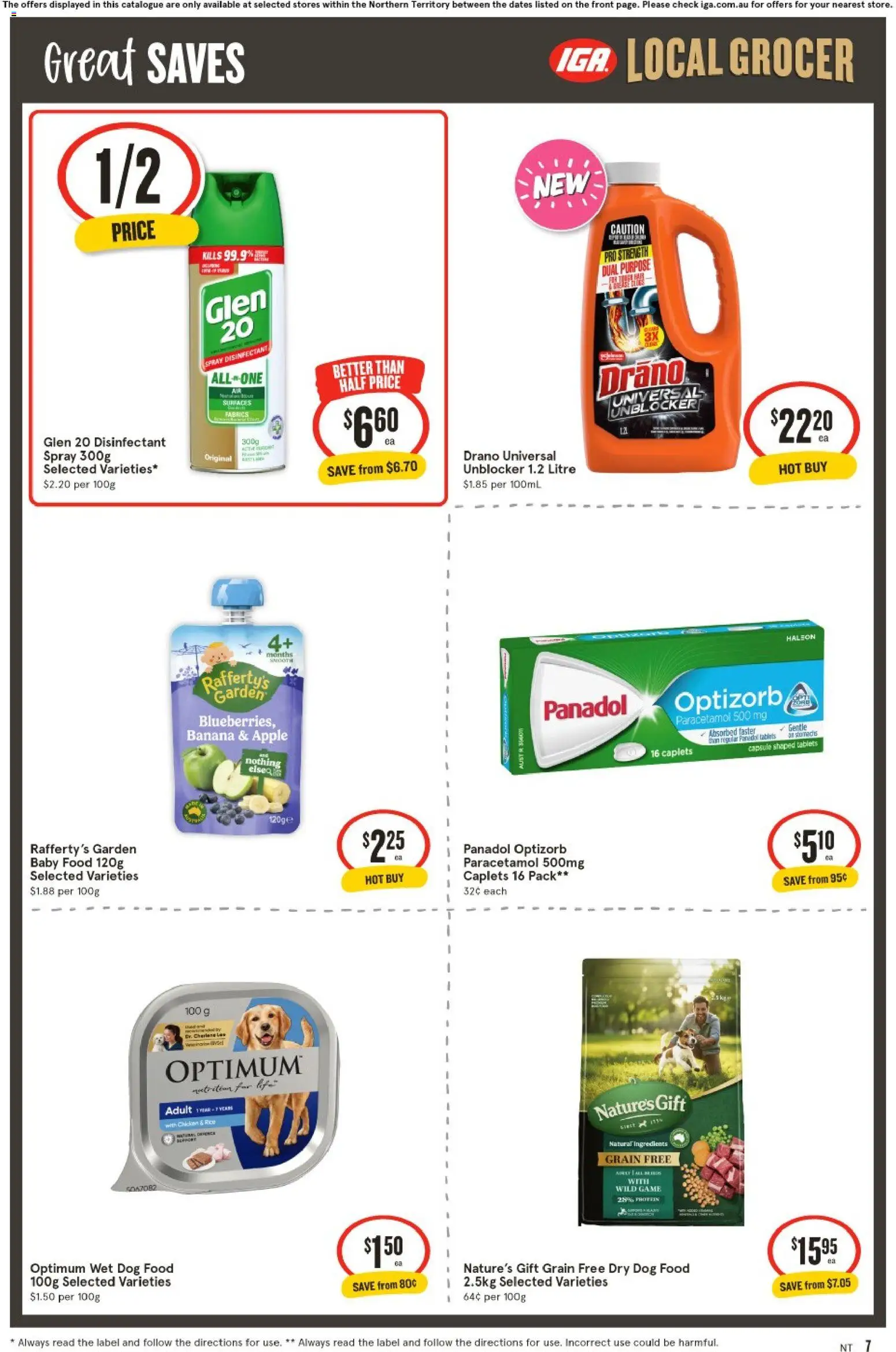 IGA catalogue - valid from 22/07/2026 | Page: 8 | Products: Rice, Dog food, Baby food, Game