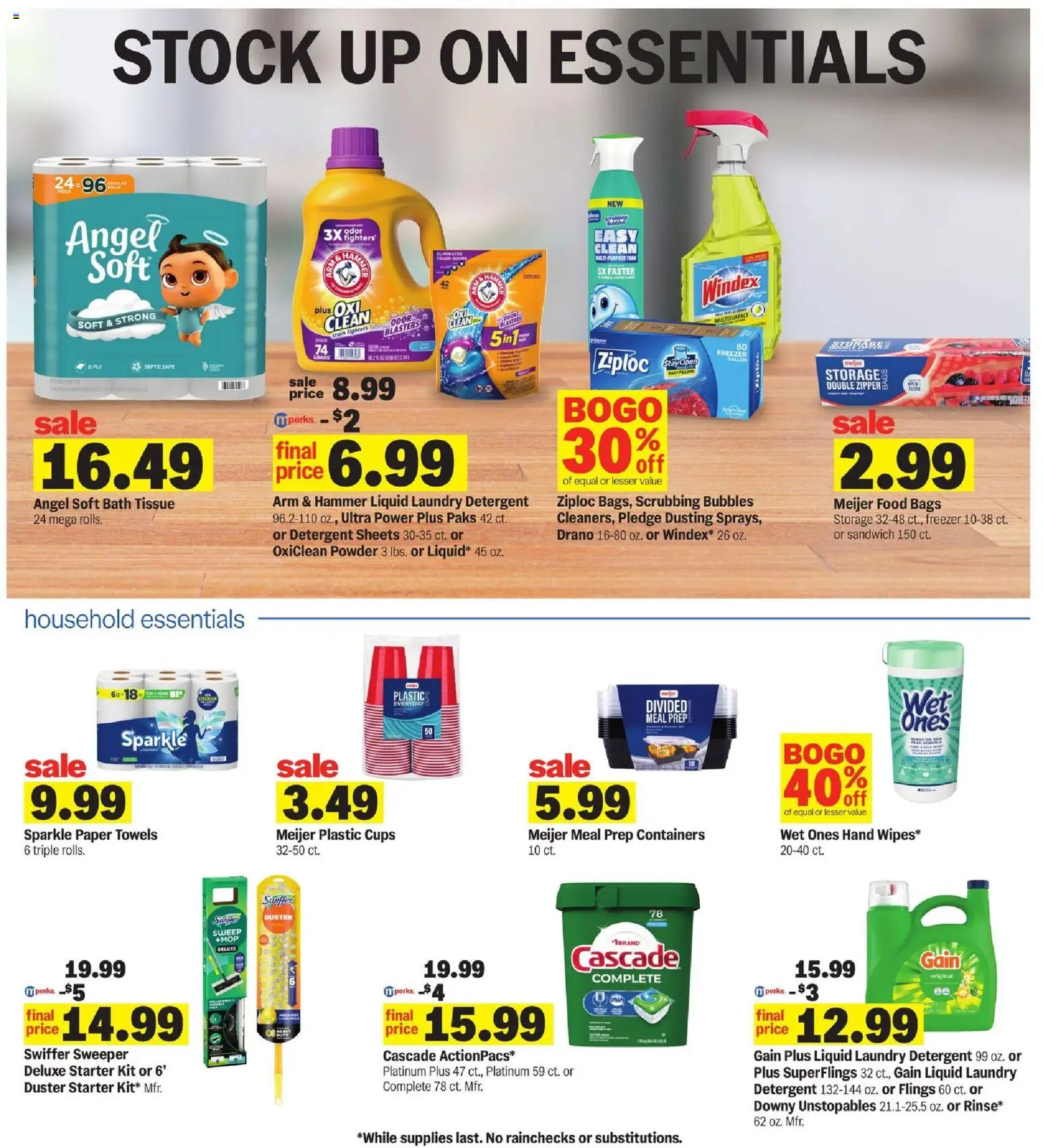 Meijer Weekly Ad - valid from 08/05/2026 | Page: 27 | Products: Bath, Detergent, Starter, Freezer