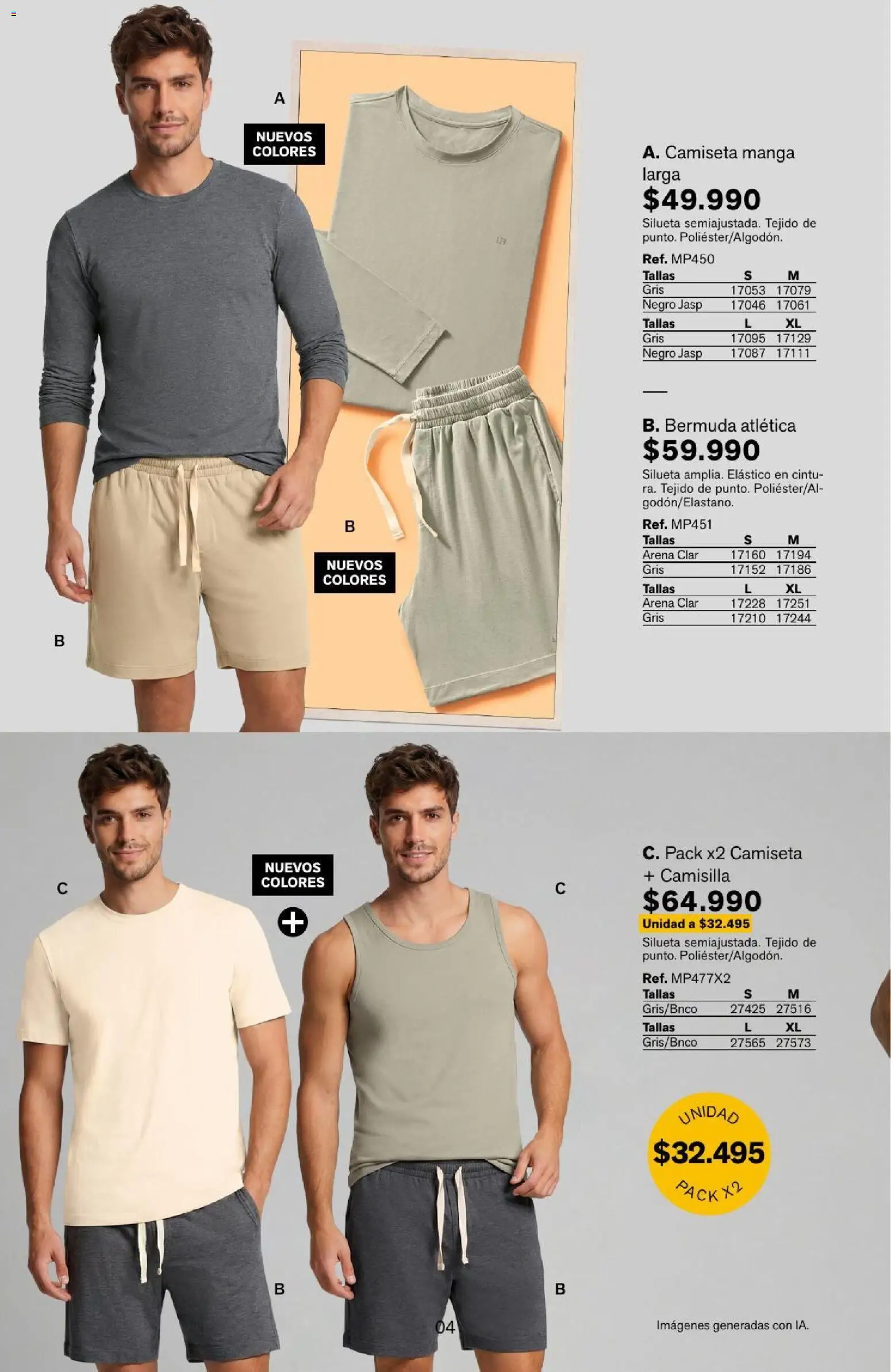 Leonisa revista - valida desde el 04/08/2026 | Página: 4 | Productos: Bermuda, Camiseta