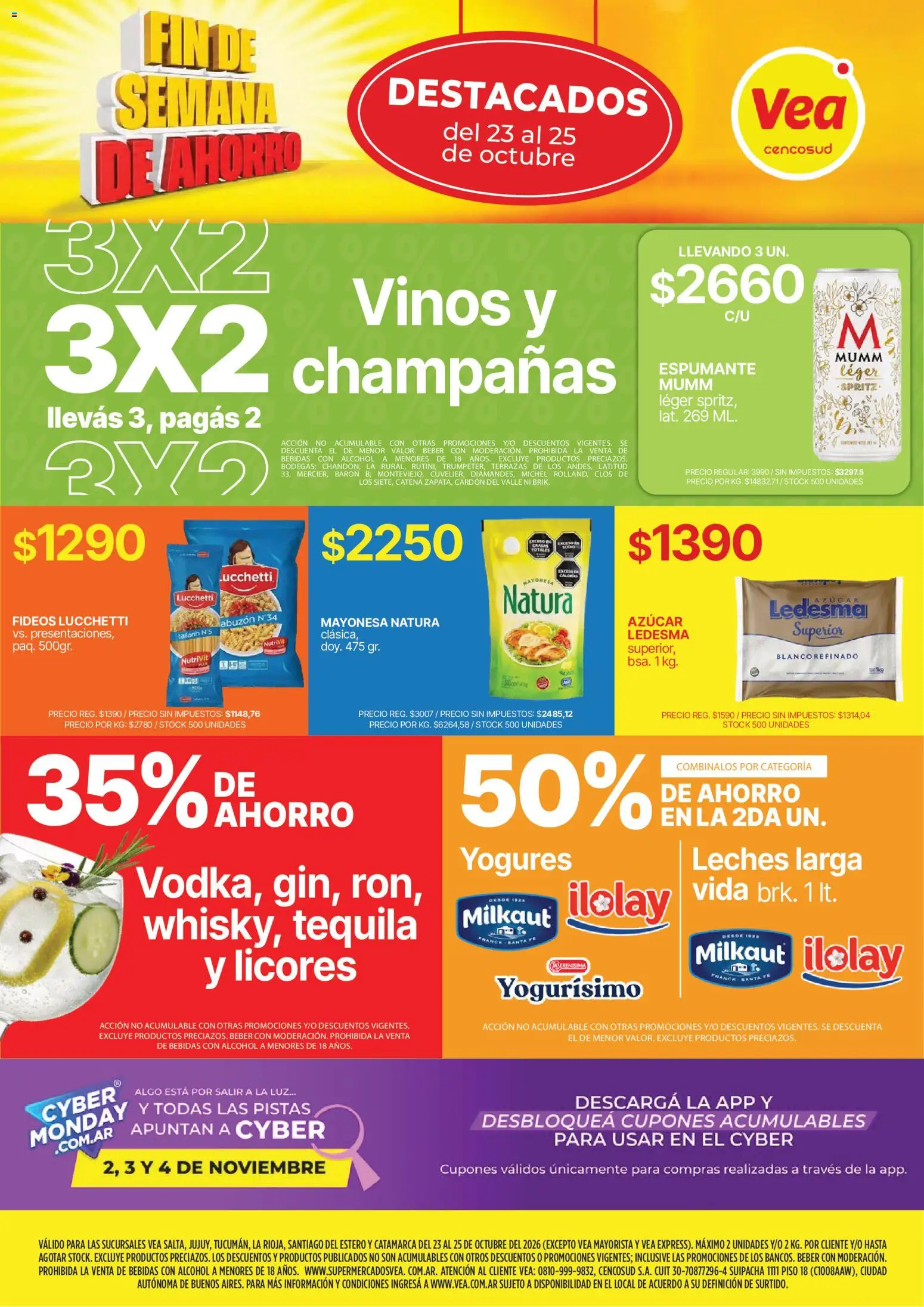 Vea - Fin de semana de ahorro | NOA │ válido desde el 23/10/2026 | Página: 1