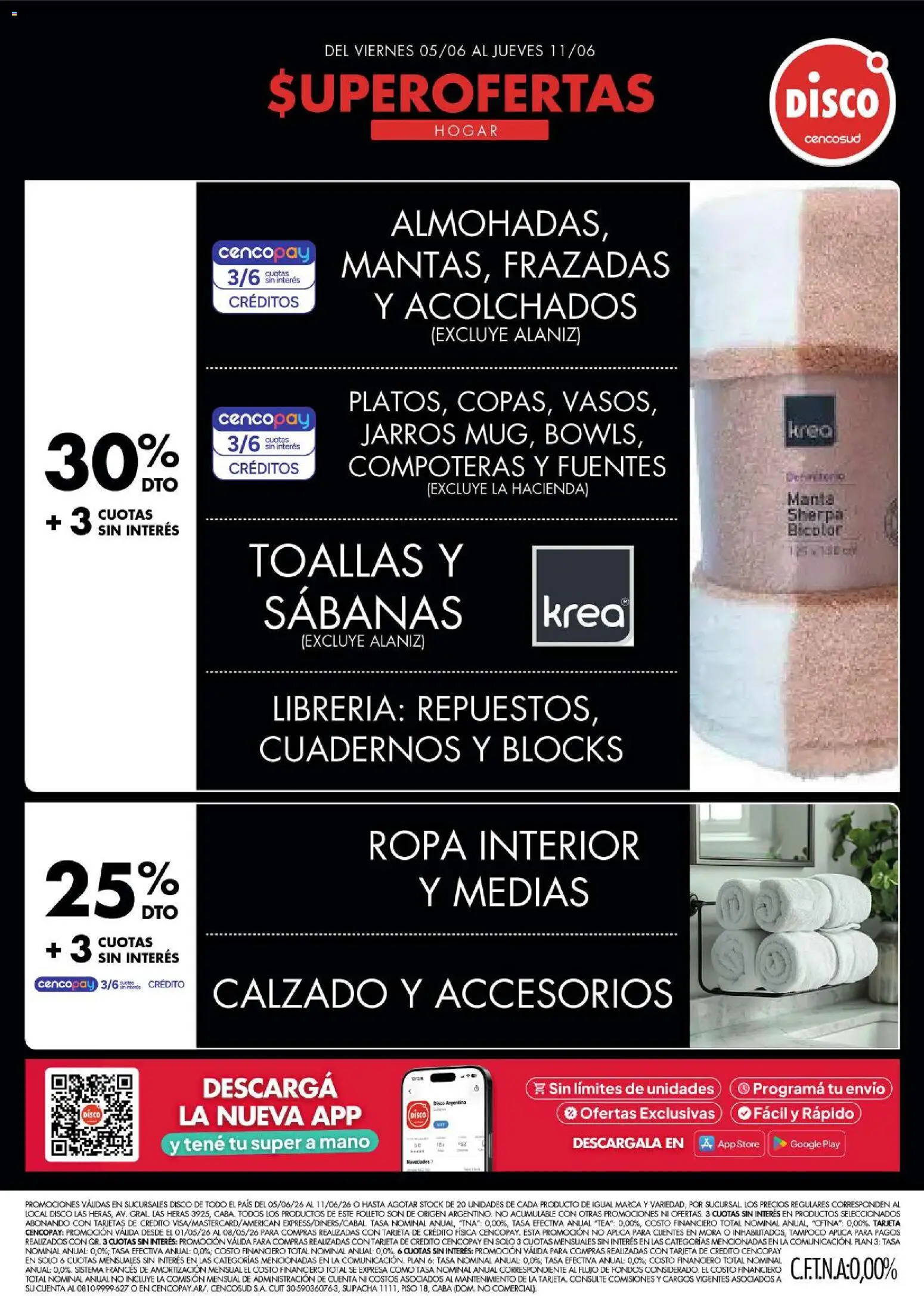 Disco - Ofertas | Electro, T. Libre y más │ válido desde el 05.06.2026 | Página: 3 | Productos: Disco, Sabanas, Ropa interior, Medias