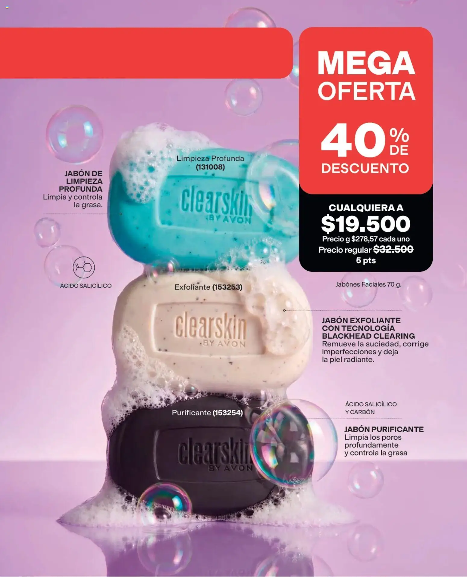 Avon revista - valida desde el 03/08/2026 | Página: 121 | Productos: Jabón, Carbón