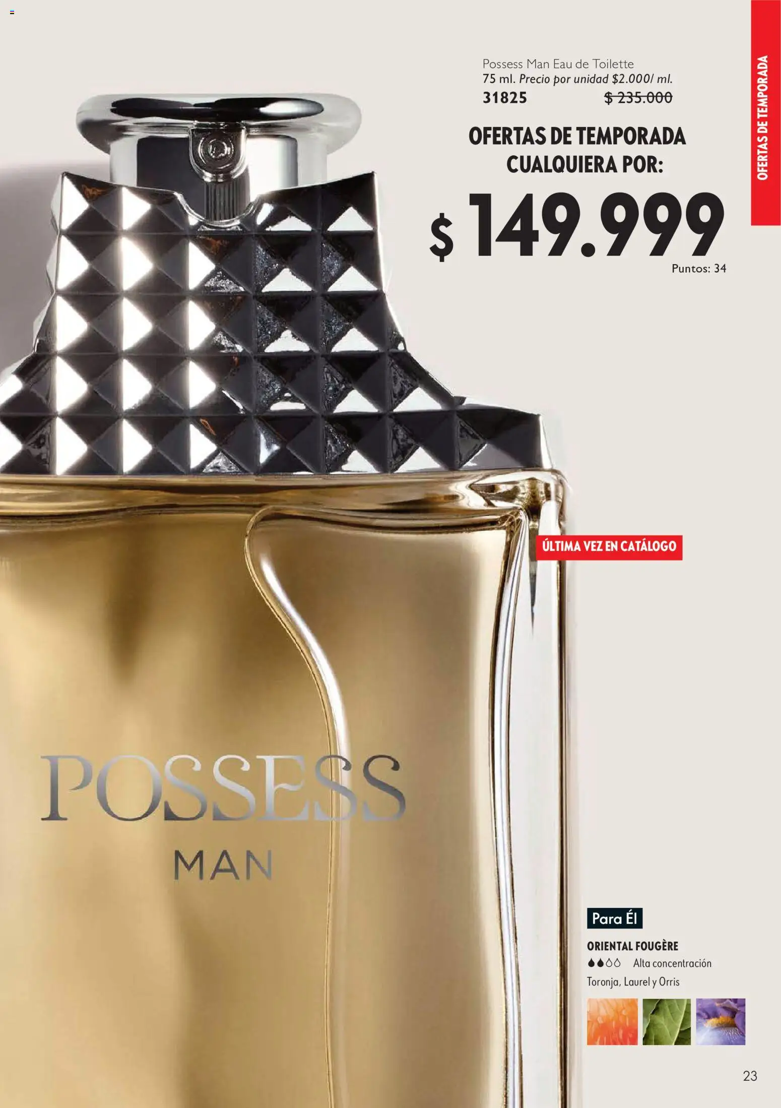 Oriflame revista - valida desde el 01/08/2026 | Página: 23 | Productos: Eau de toilette