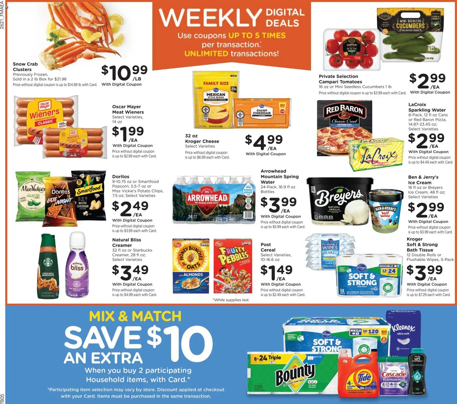 Fred Meyer Weekly Ad - valid from 06/24/2026 | Page: 3 | Products: Box, Bath, Cream, Ice cream