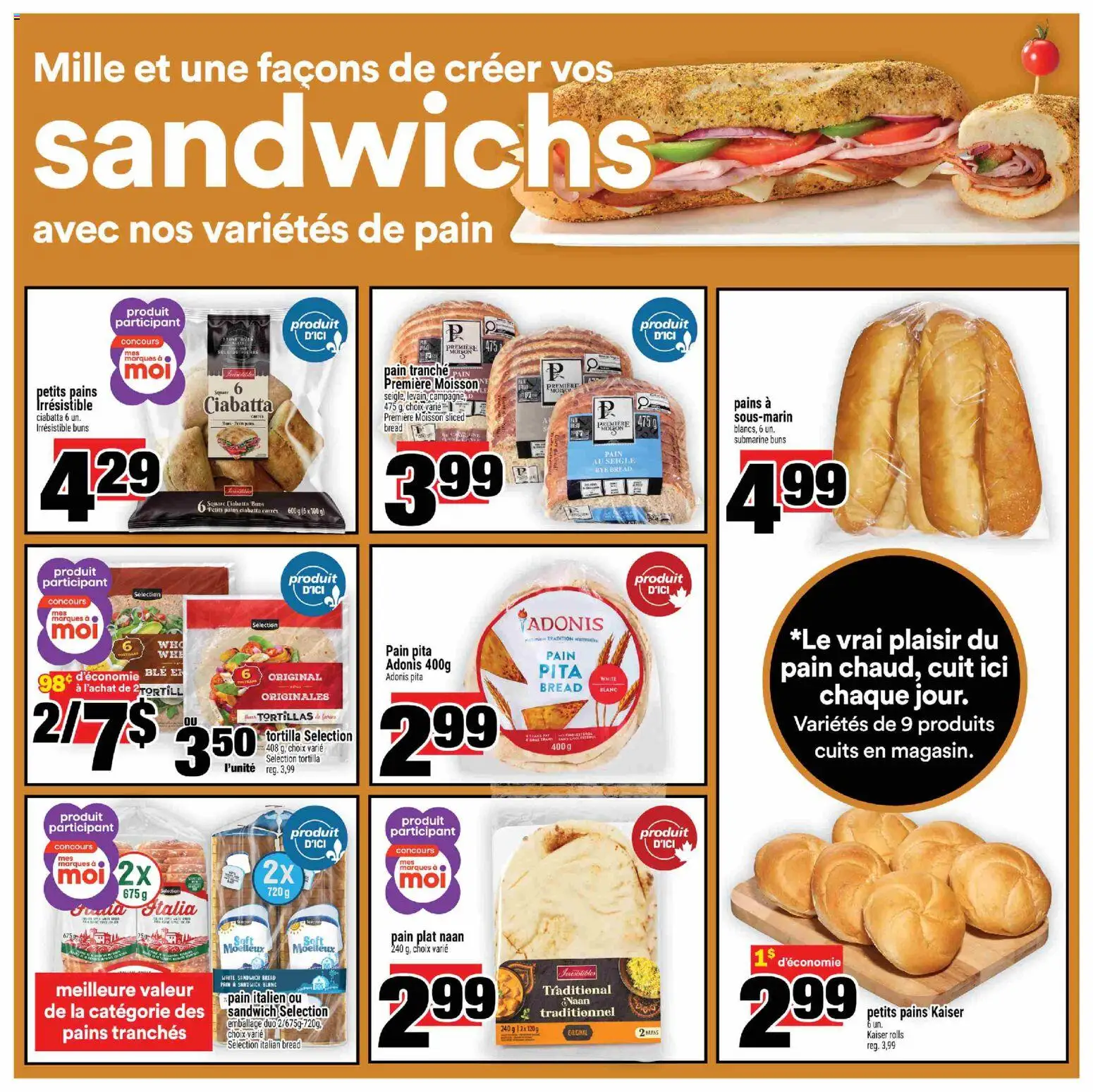 Super C flyer valid from Jul 2, 2026 | Page: 9 | Products: Bread