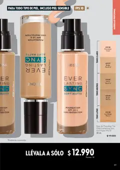 Oriflame Ofertas válido desde el 10.07.2026 | Página: 89 | Productos: Uva, Maquillaje, Base, Base de maquillaje
