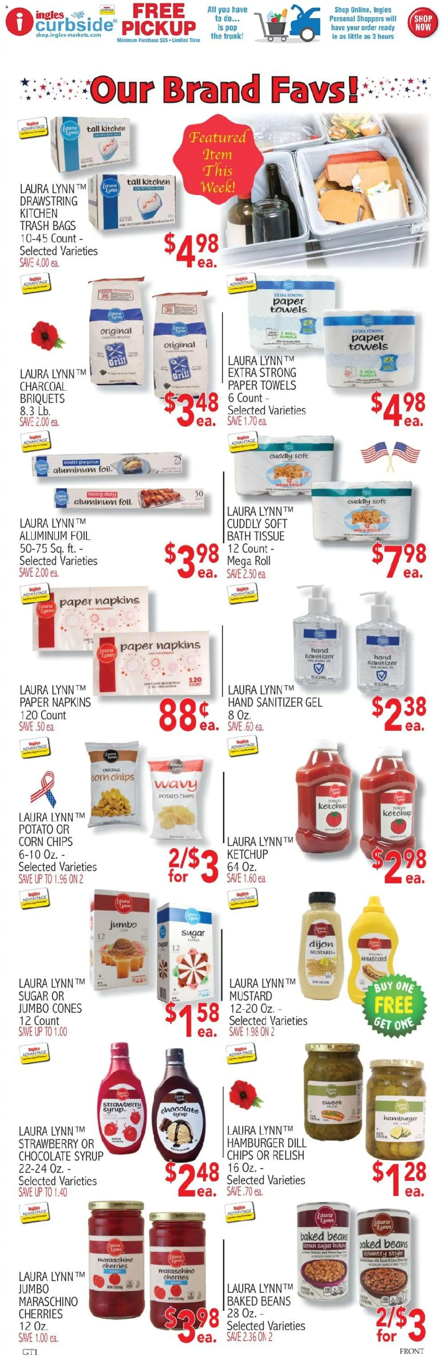 Ingles Weekly Ad - valid from 27.05.2026 | Page: 7 | Products: Cherries, Bath, Ketchup, Sugar