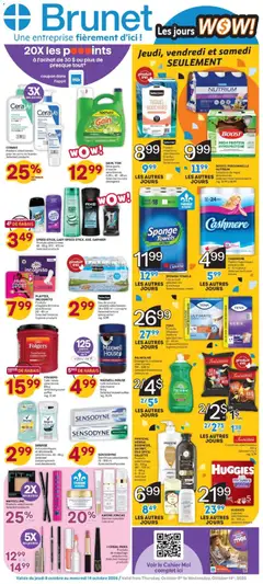 Preview of Brunet weekly flyer / circulaire from shop Brunet valid from Oct 8, 2026