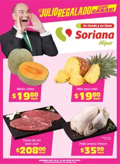 Vista previa de Soriana Fin de Semana Híper: Saltillo y Torreón, nuevo folleto de la tienda, válido en México a partir del 10/07/2026
