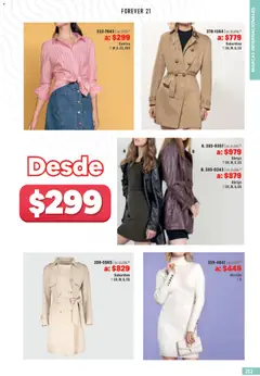 Vista previa de Andrea catálogo Outlet, nuevo folleto de la tienda, válido en México a partir del 31/05/2026 | Página: 253 | Productos: Abrigo, Camisa, Vestido