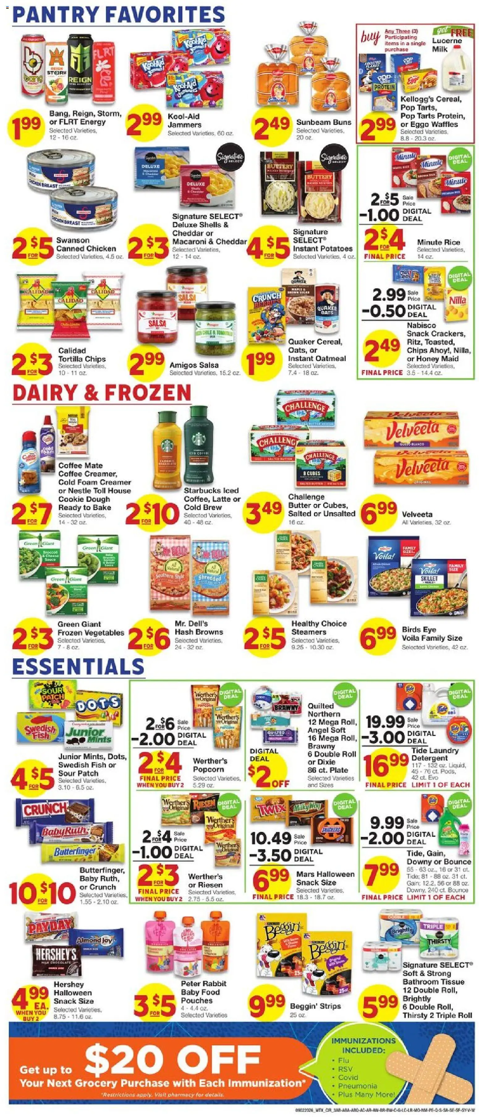 United Supermarkets Weekly Ad - valid from 09/02/2026 | Page: 4 | Products: Berries, Milk, Butter, Rice