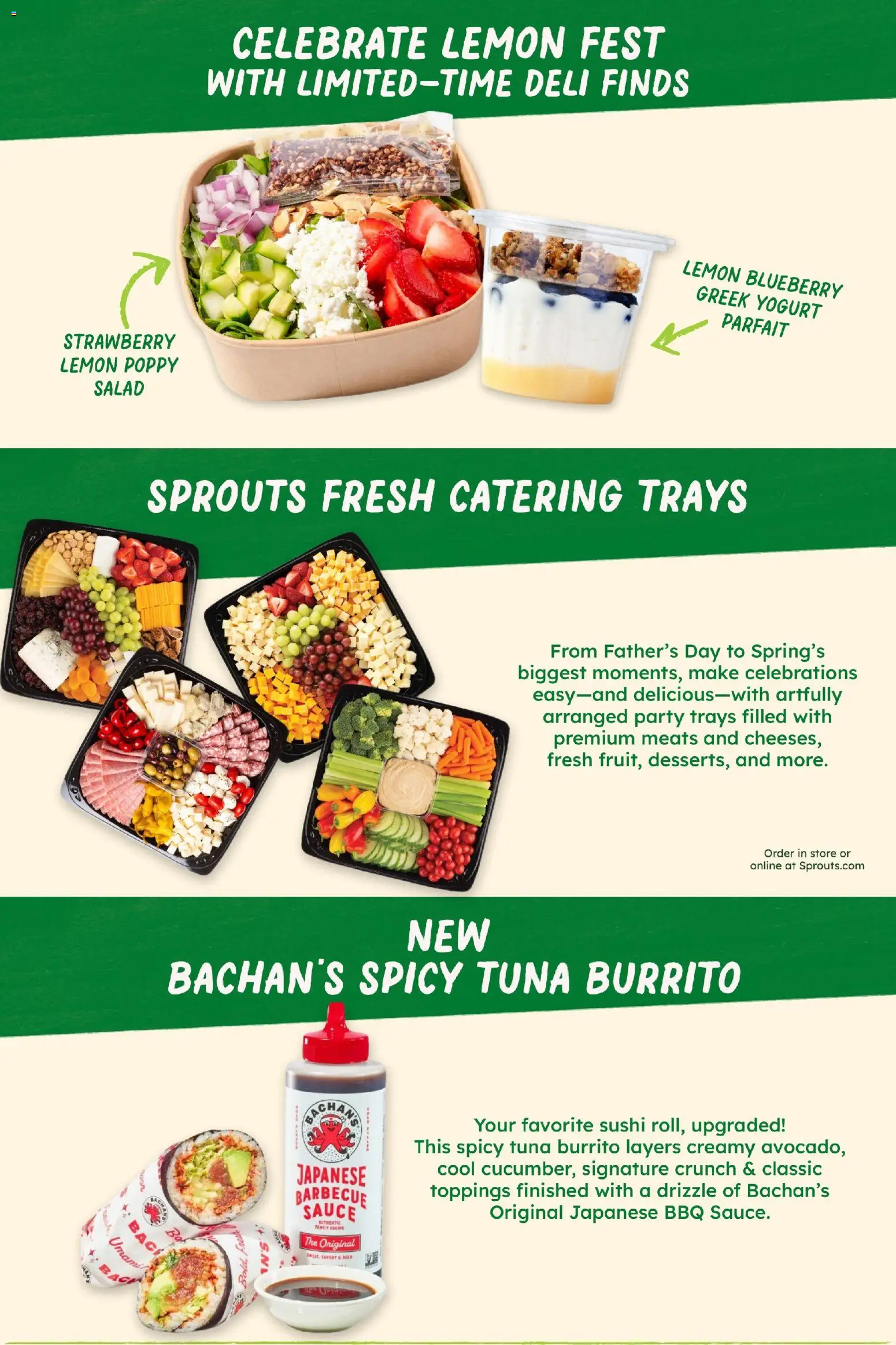 Sprouts Monthly Ad - valid from 27.05.2026 | Page: 26 | Products: Yogurt, Salad, Sauce, Lemon