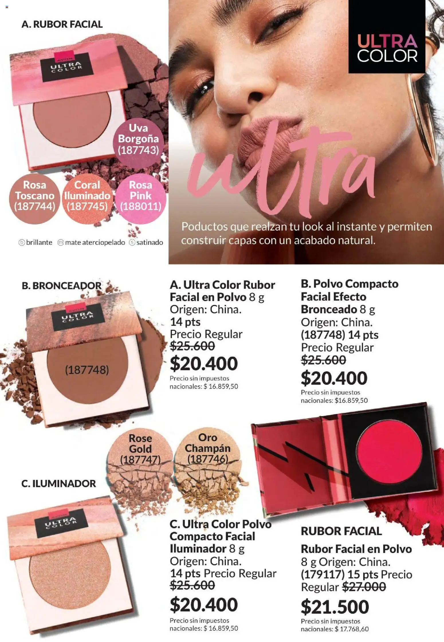 Avon -  Campaña 6/2026 │ válido desde el 01.06.2026 | Página: 37 | Productos: Mate, Polvo, Bronceador, Polvo compacto