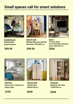 Preview of IKEA catalogue - valid from 21/09/2026 | Page: 4 | Products: Drawer, Tv