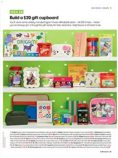 Preview of Officeworks Magazine - valid from 27/08/2026 | Page: 25 | Products: Cupboard, Photo frame, Water, Pencil