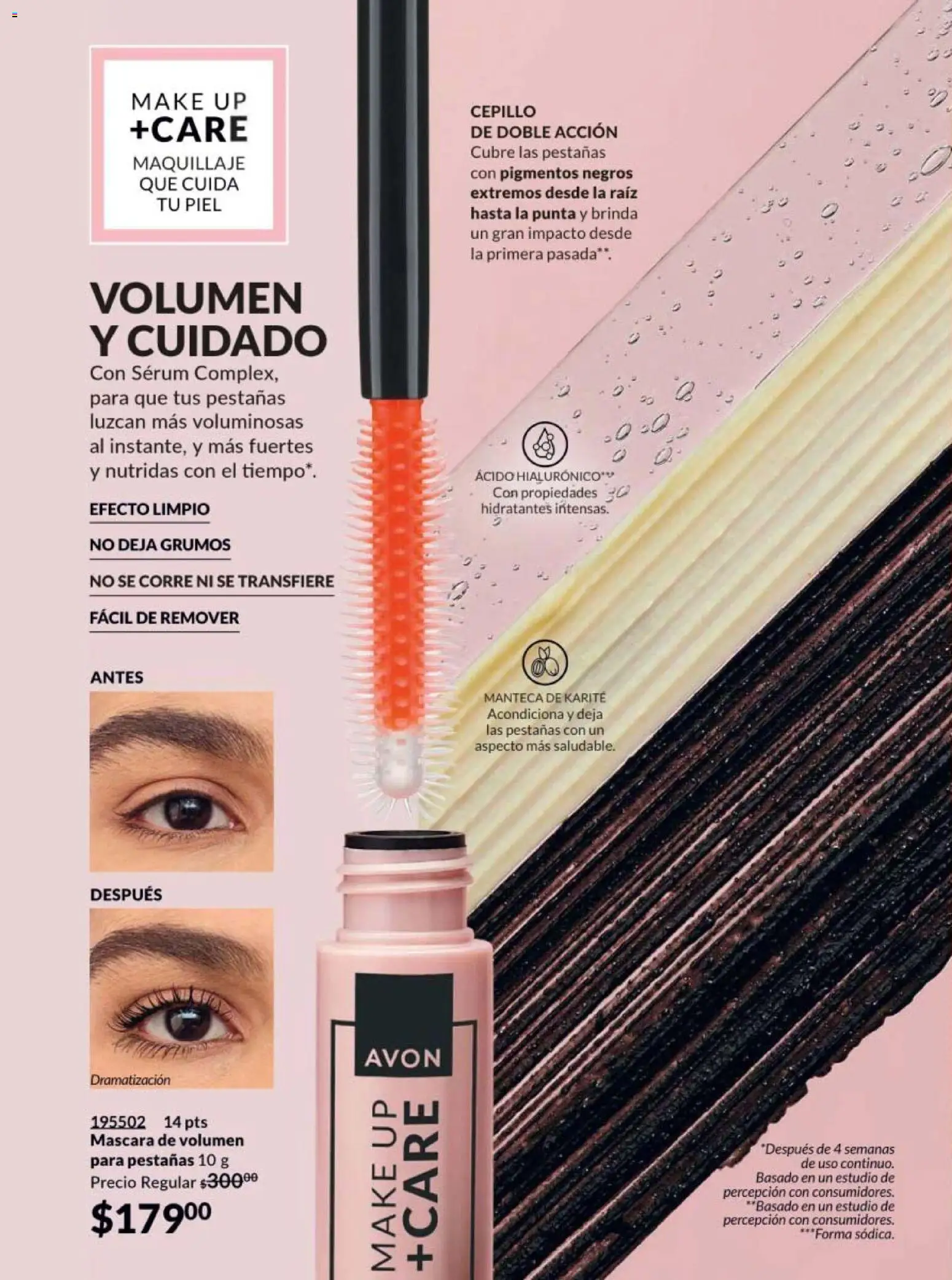 Nuevas ofertas de AVON válidas en toda la República Mexicana desde el 20/02/2026. ¡Encuentra las mejores ofertas en AVON campaña 4 2026! | Página: 40 | Productos: Serum, Cepillo, Máscara, Manteca de karité
