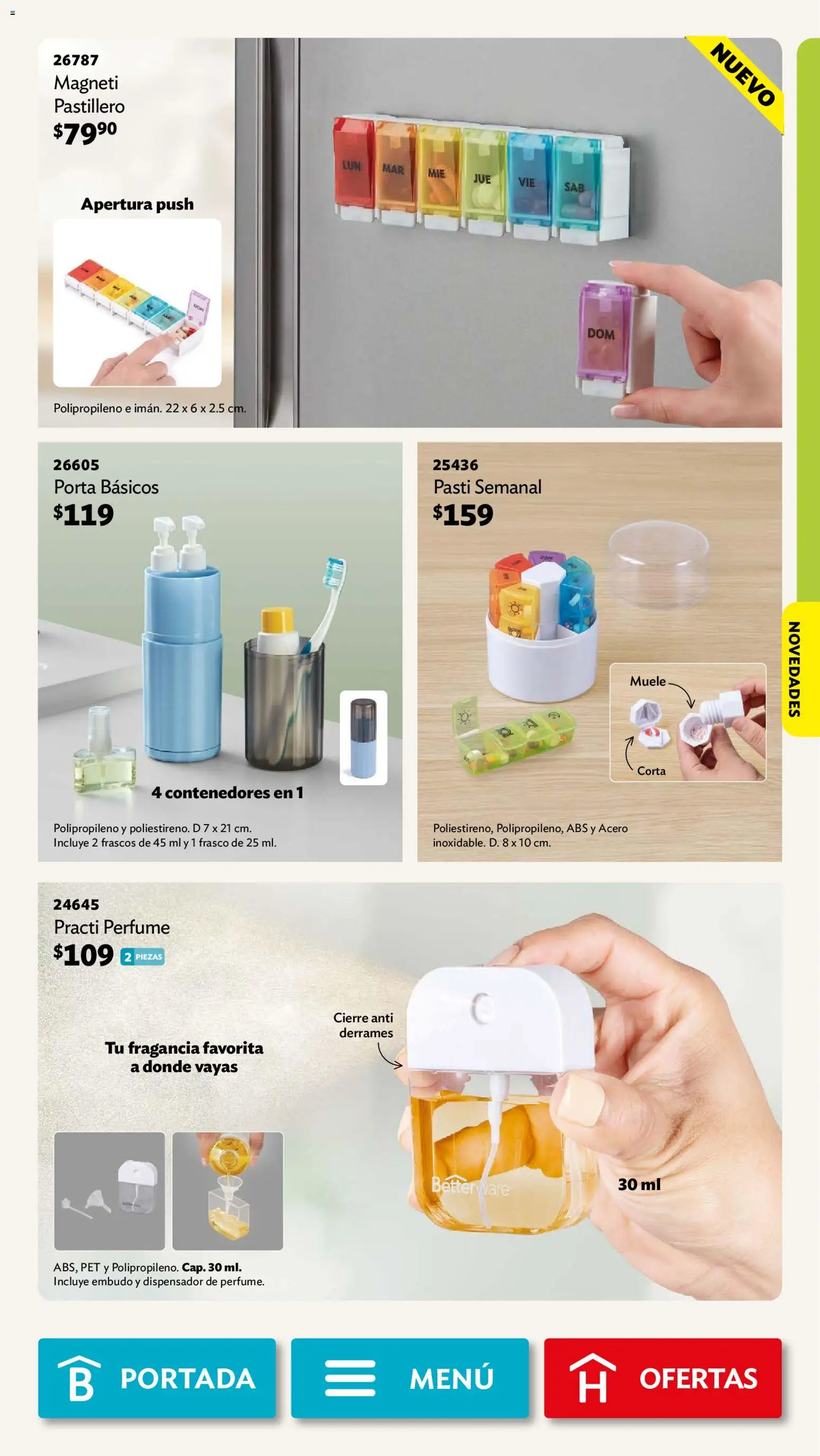 Nuevas ofertas de Betterware válidas en toda la República Mexicana desde el 02/11/2026. ¡Encuentra las mejores ofertas en Betterware campaña 11 2026! | Página: 103