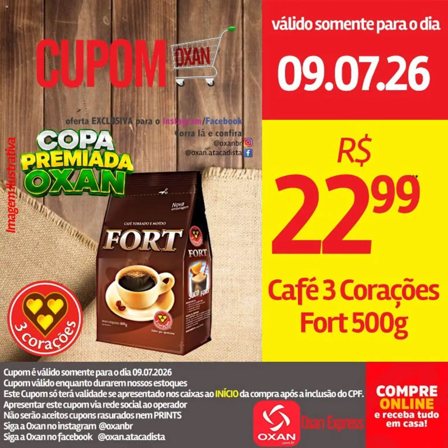 Oxan Atacadista Folheto - válido de 09/07/2026 | Página: 5 | Produtos: Café, Copa
