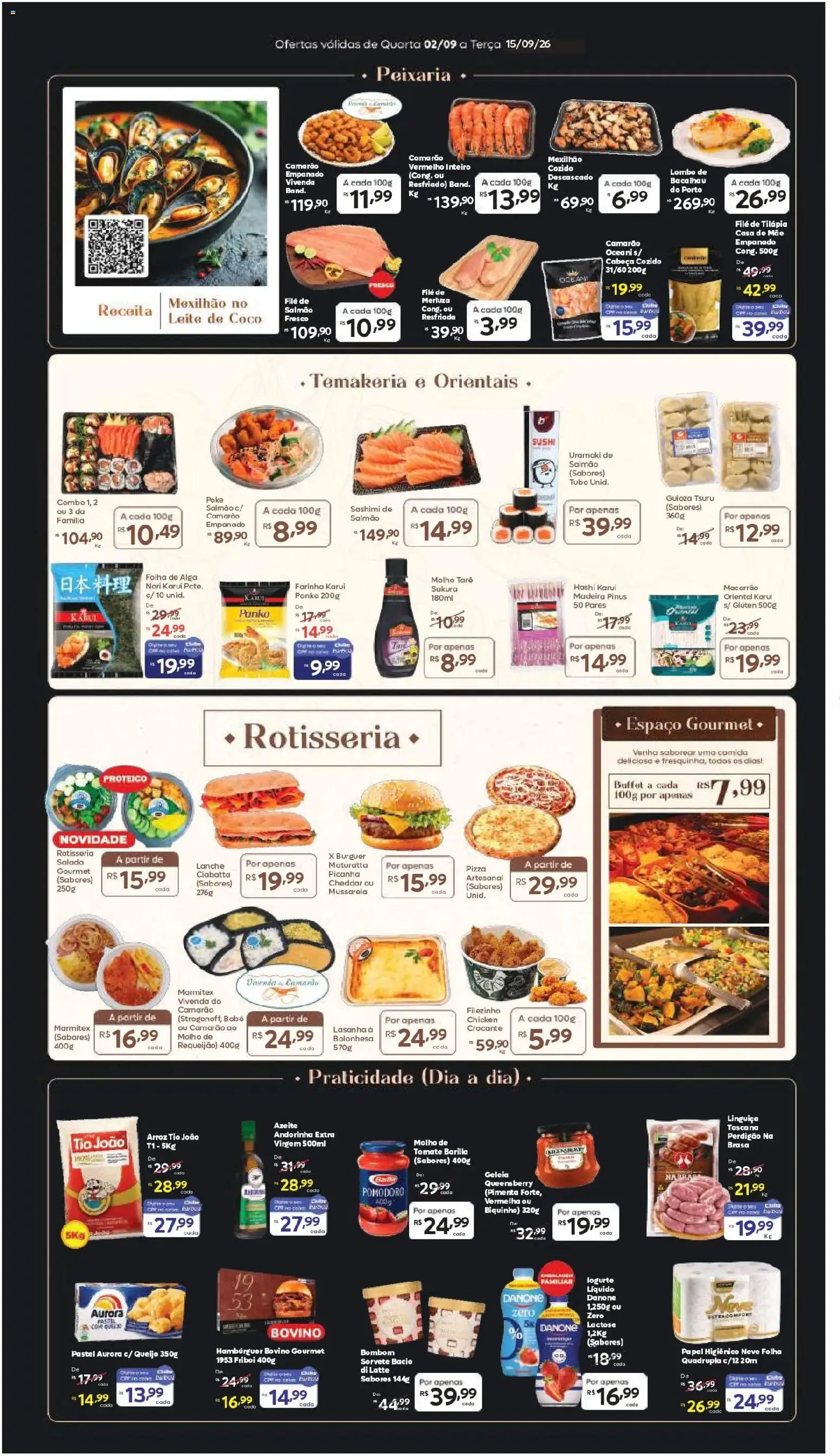 Barbosa Supermercados Folheto - válido de 02/09/2026 | Página: 2 | Produtos: Salmão, Barilla, Geleia, Salada