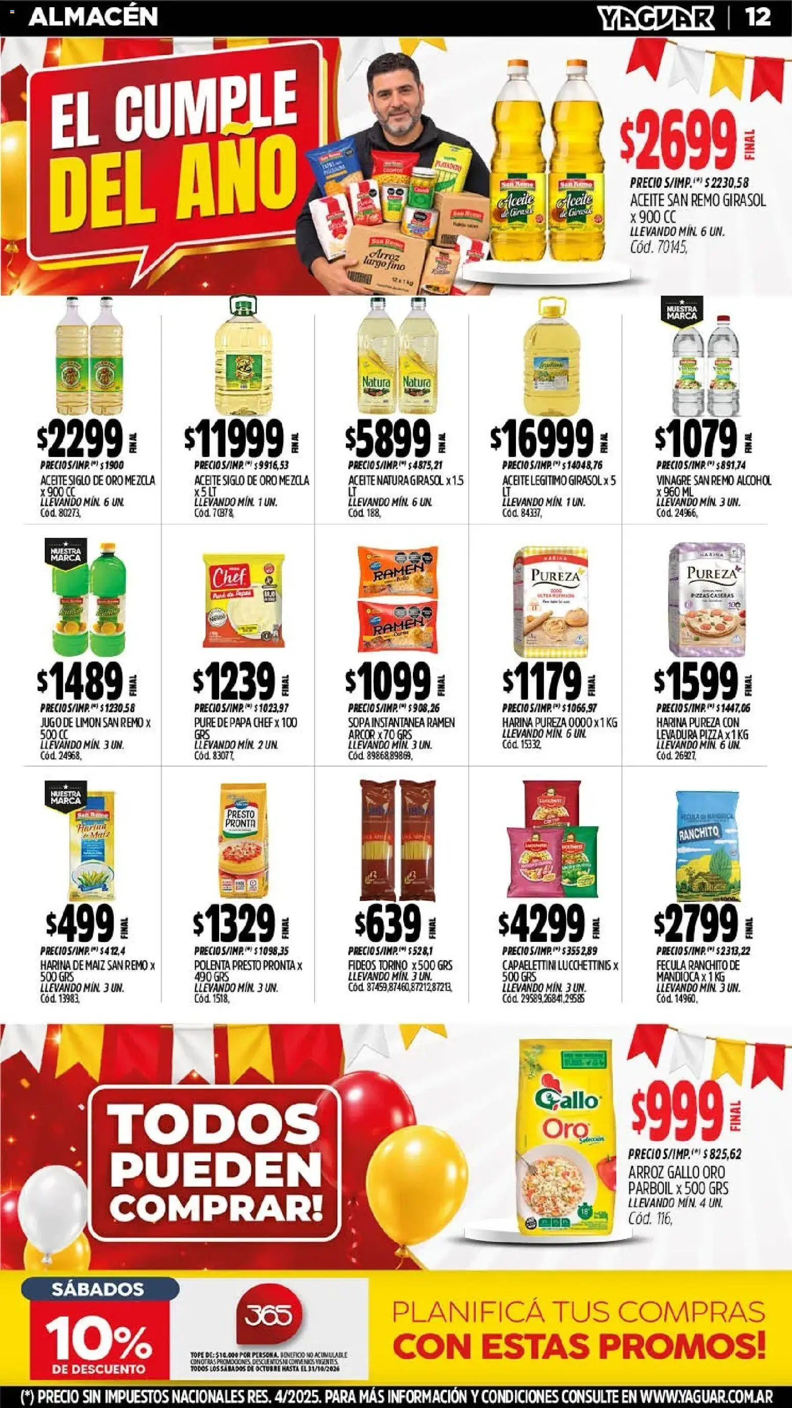 Yaguar - Oferta Semanal Misiones │ válido desde el 12/10/2026 | Página: 13